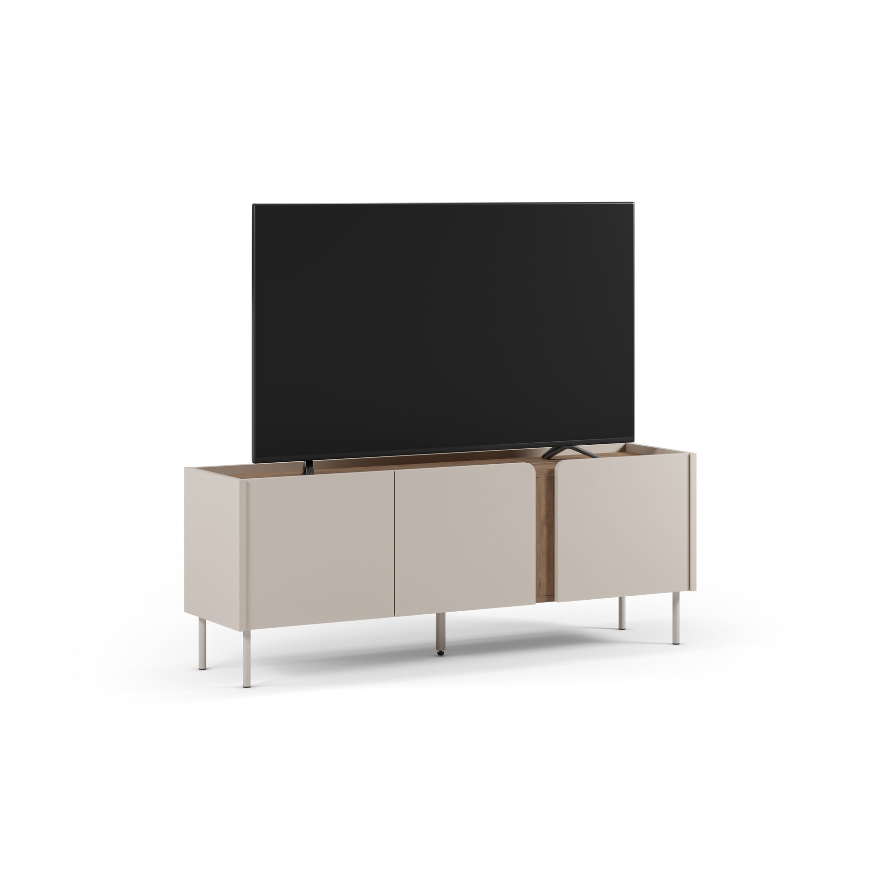 Mobile TV 3 ante crema Lucis 140x53 cm
