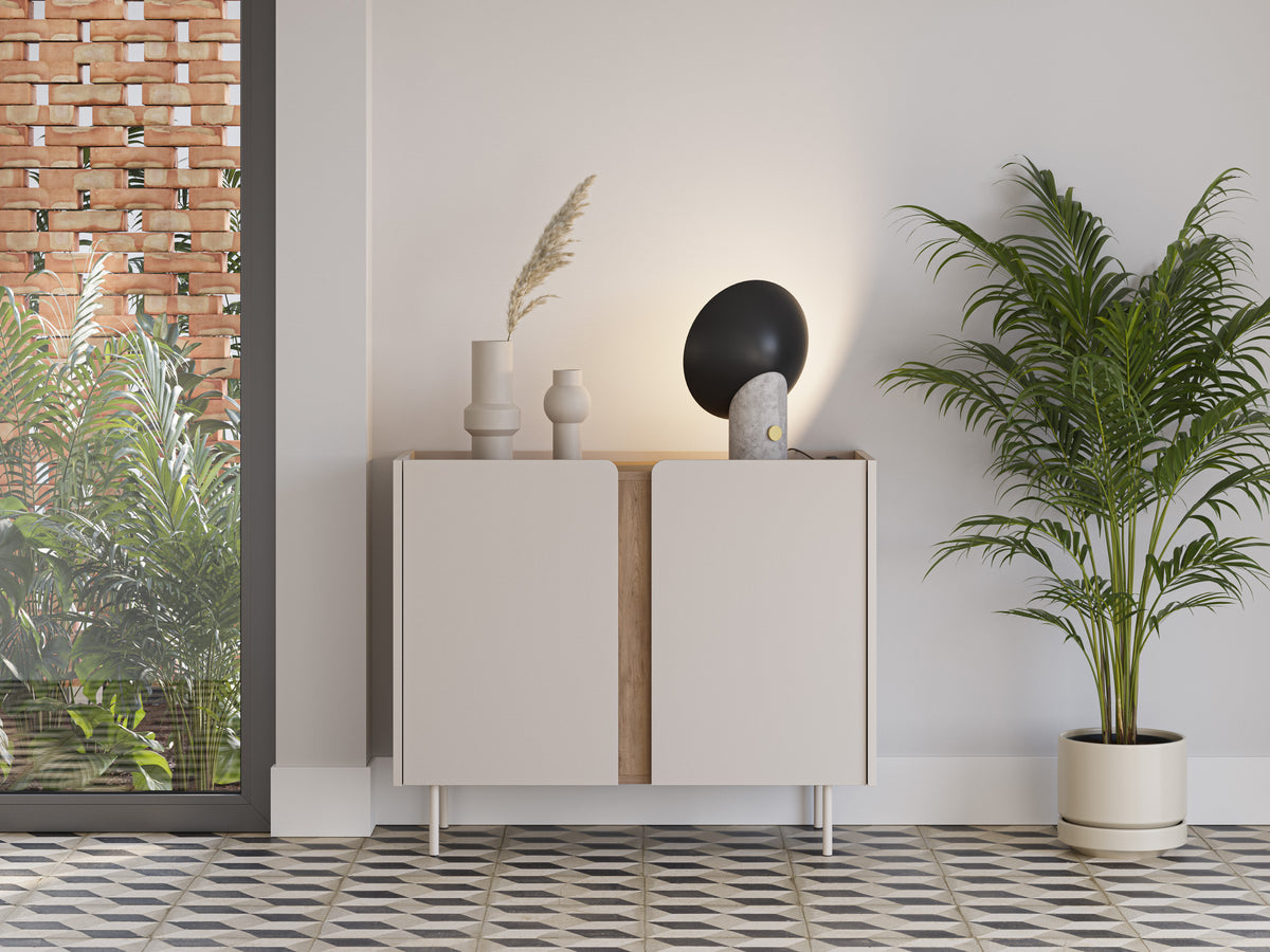 Madia 2 ante crema Lucis 100x82 cm