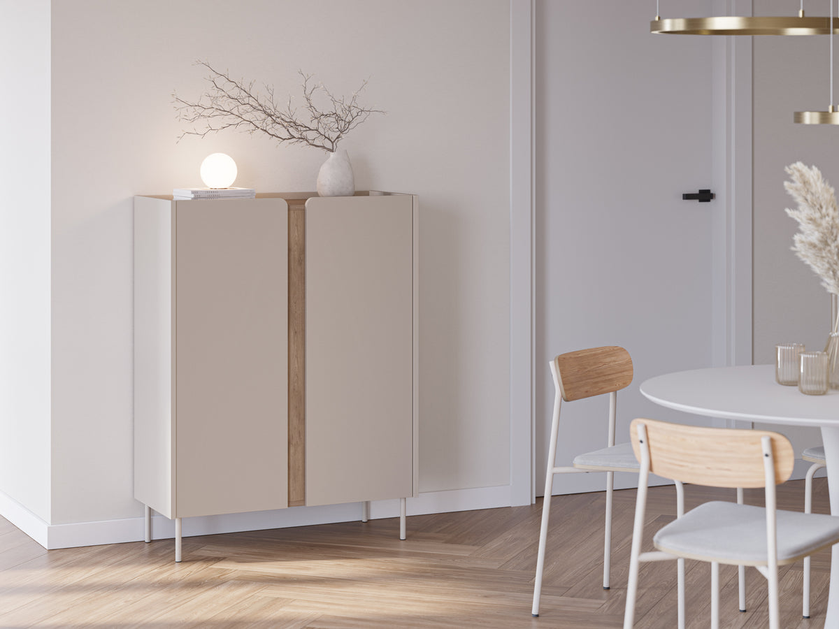 Credenza 2 ante crema Lucis 90x120 cm