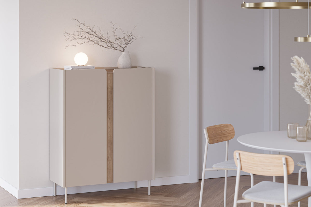 Credenza 2 ante crema Lucis 90x120 cm