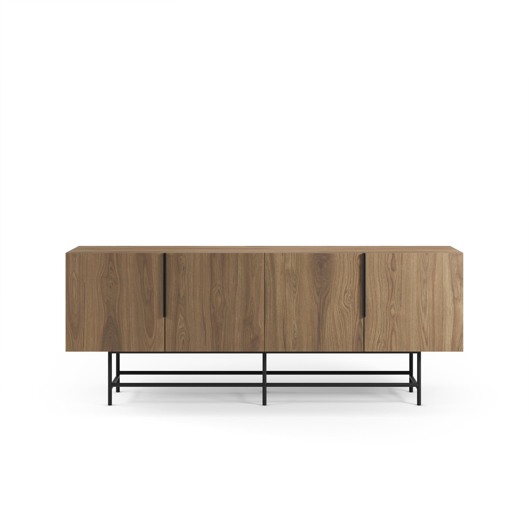 Madia 4 ante con gamba in metallo Elide 200x77 cm