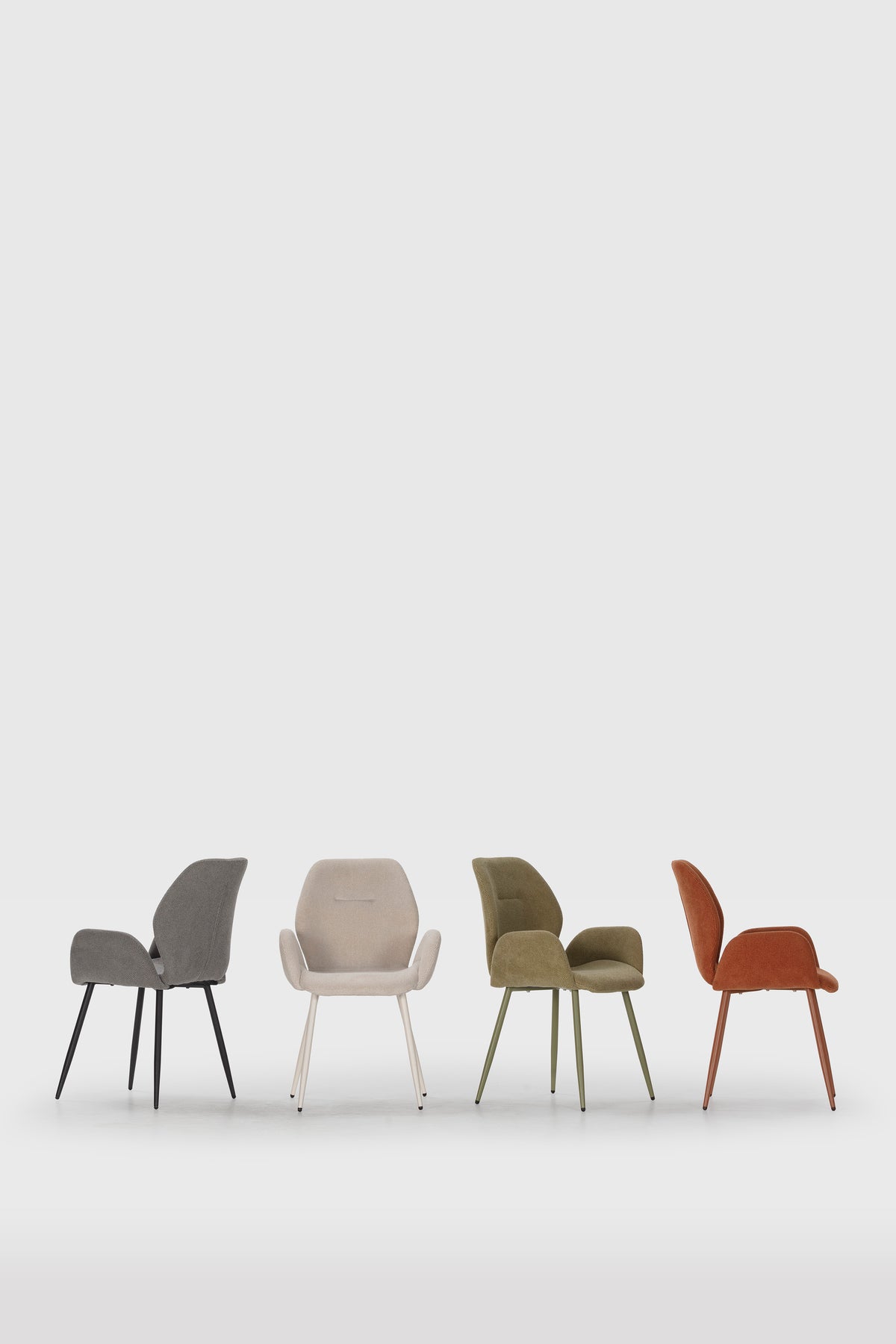 Set di 2 poltrone con gamba in metallo Blair 57x57 cm