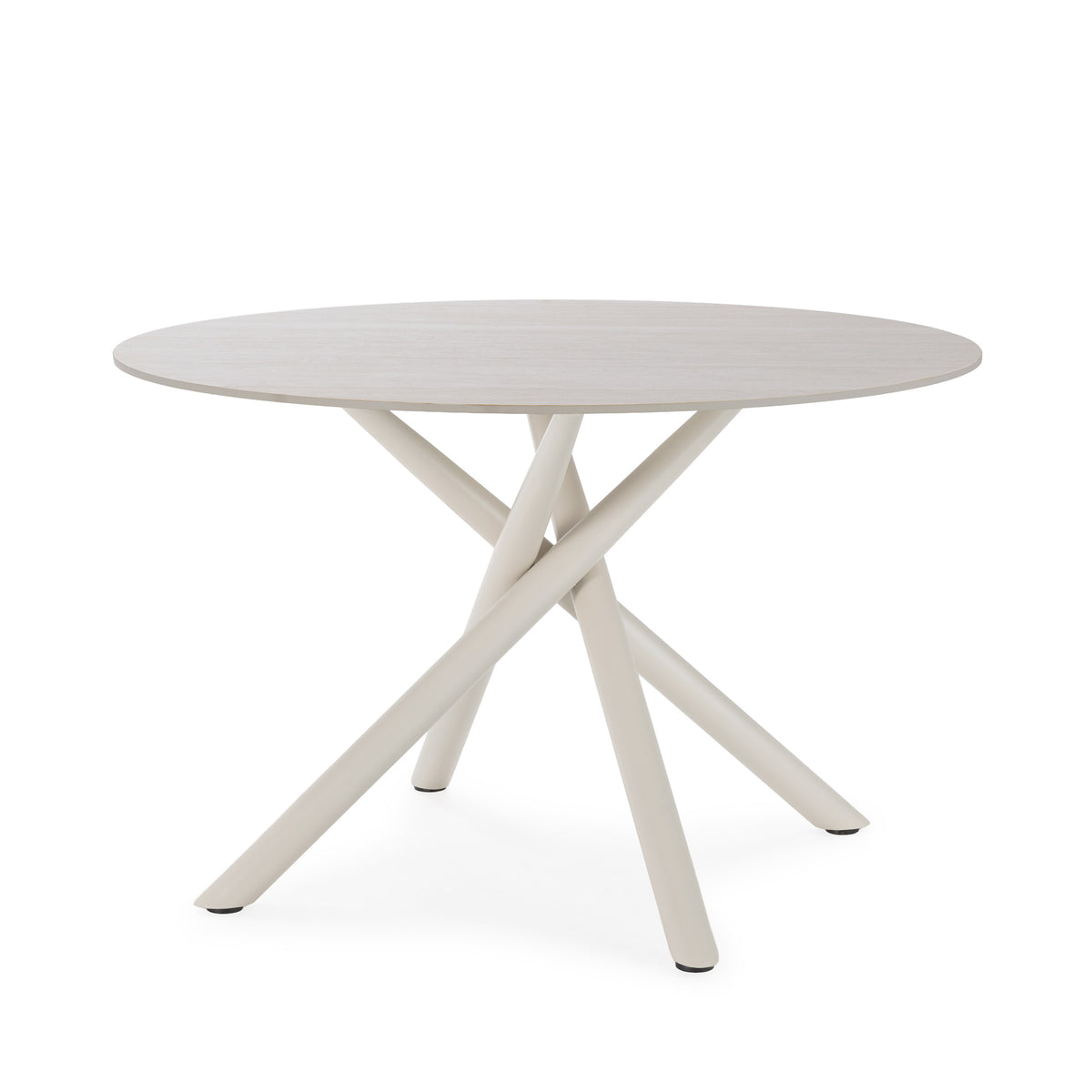 Tavolo rotondo in pietra sinterizzata Wudo 119x75 cm