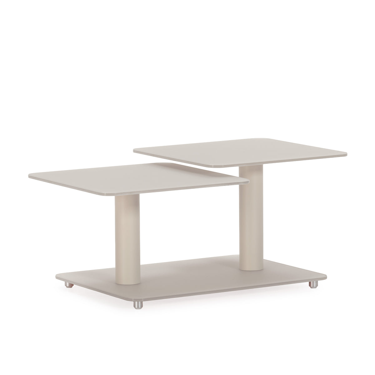 Tavolino girevole crema Vyon 114x48 cm