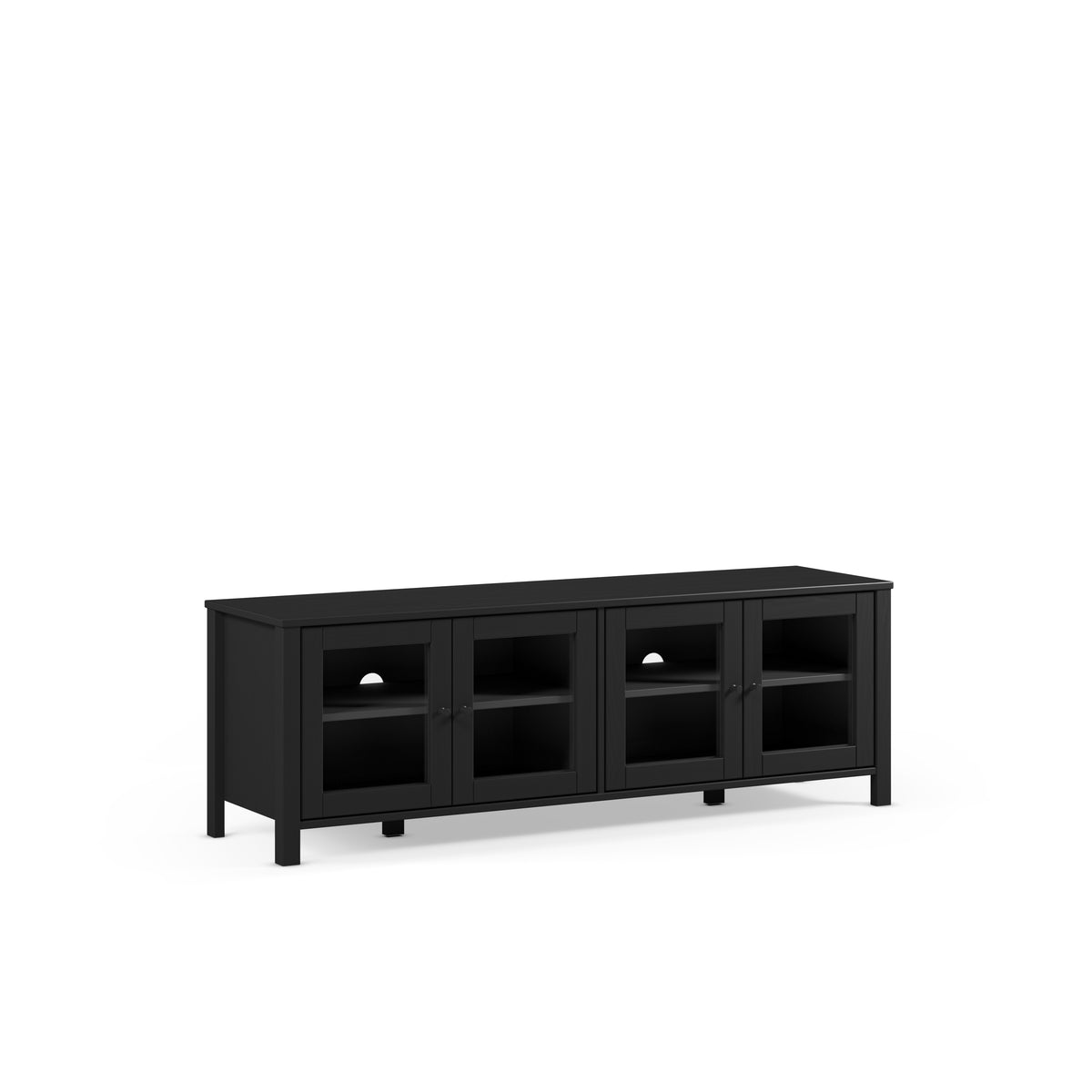 Mobile TV 4 ante in legno di pino Herity 150x50 cm