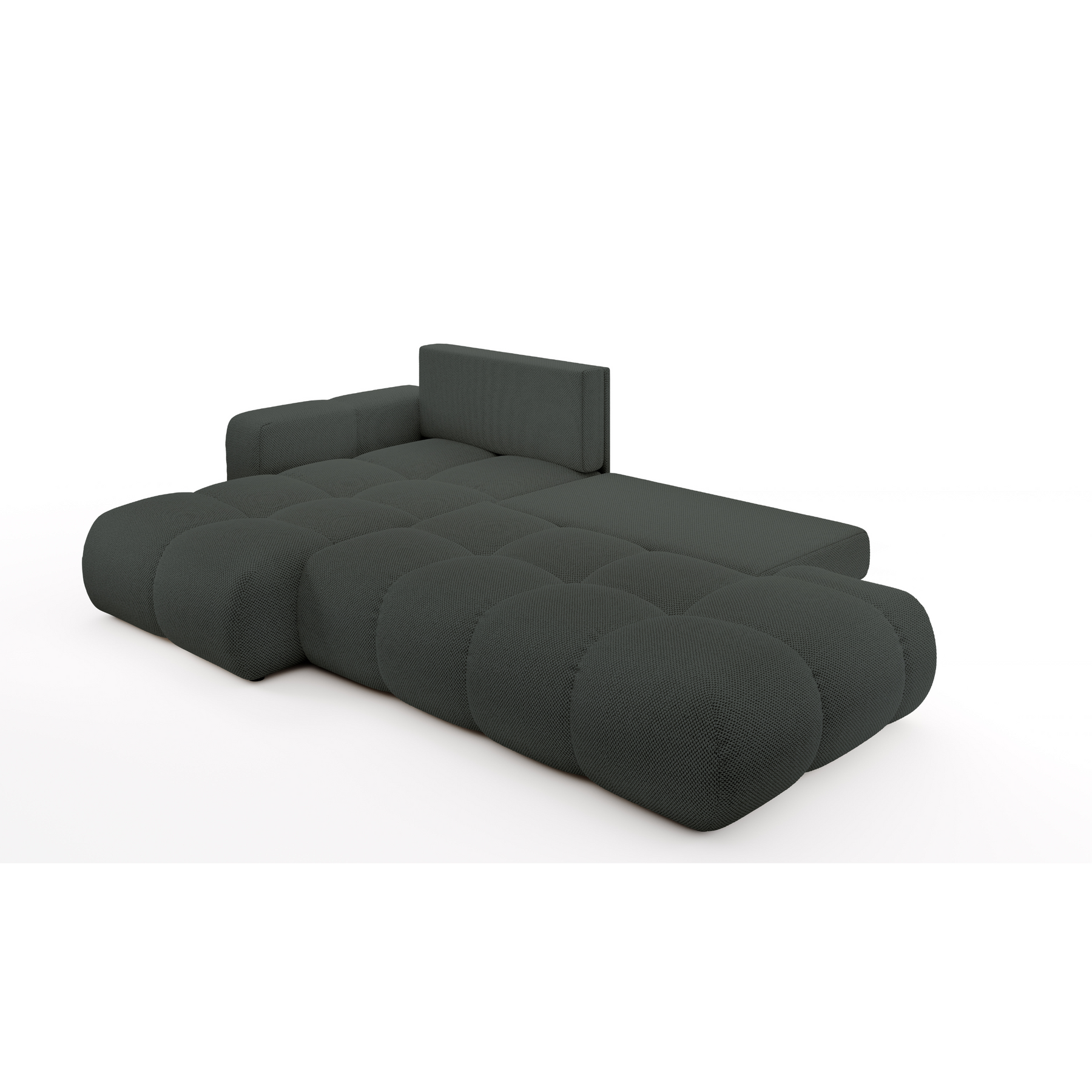 Divano letto angolare in tessuto cinigliato Vienna 286x177 cm