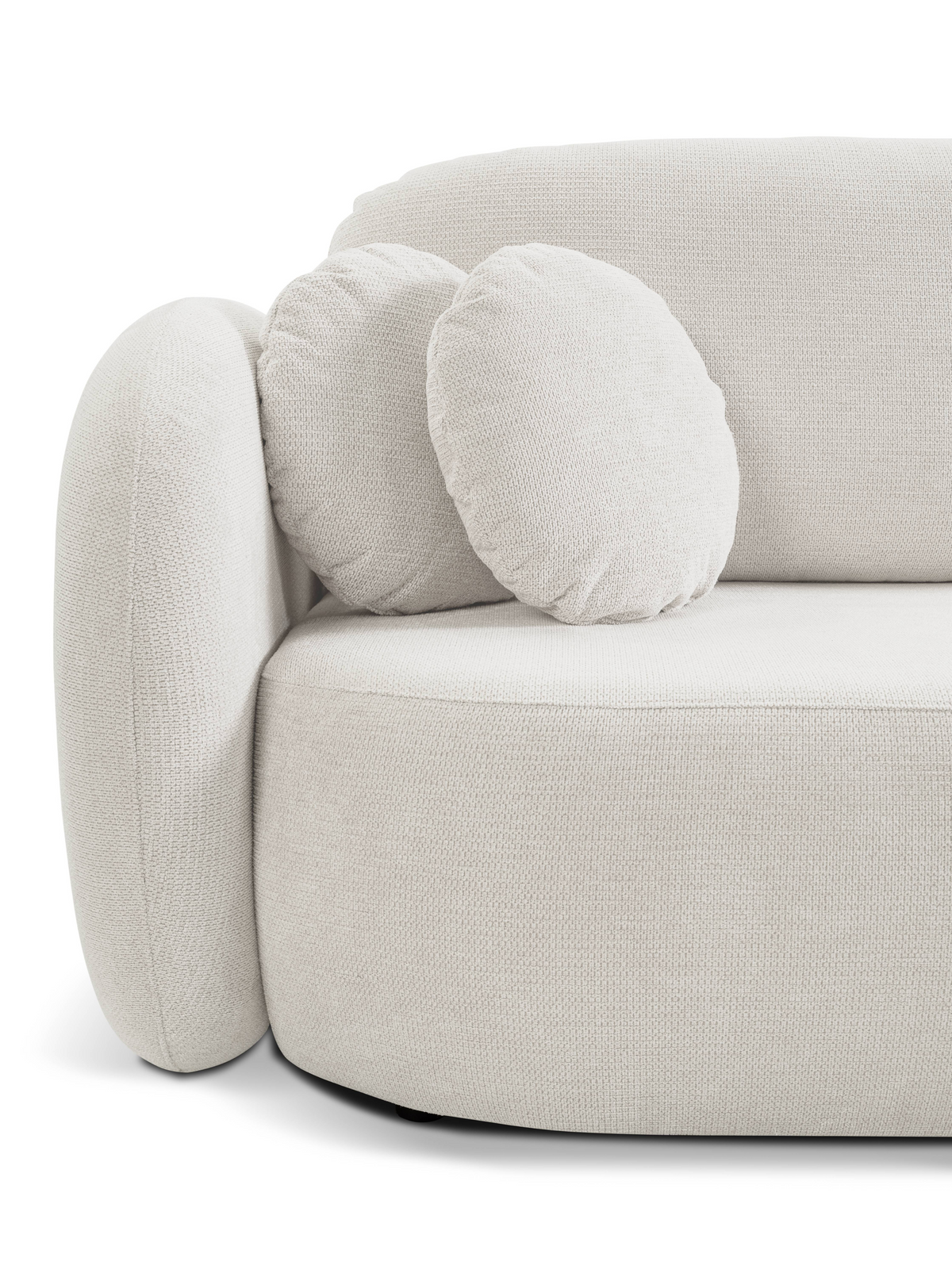 Divano letto angolare in tessuto cinigliato Madrid 248x174 cm