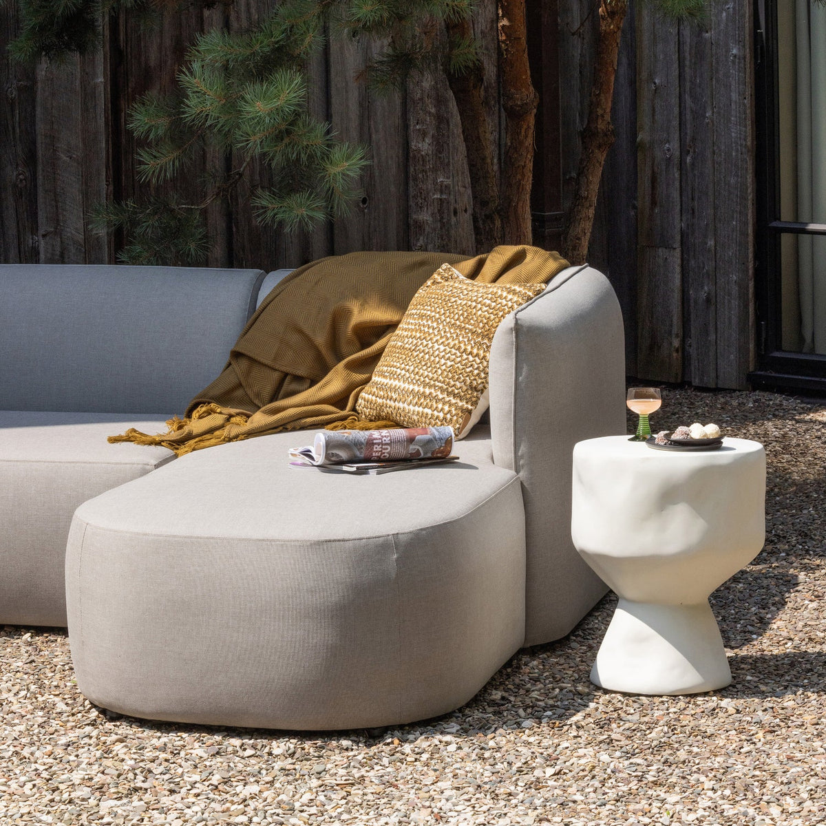 Tavolino da esterno in polimero Cody 40x50 cm