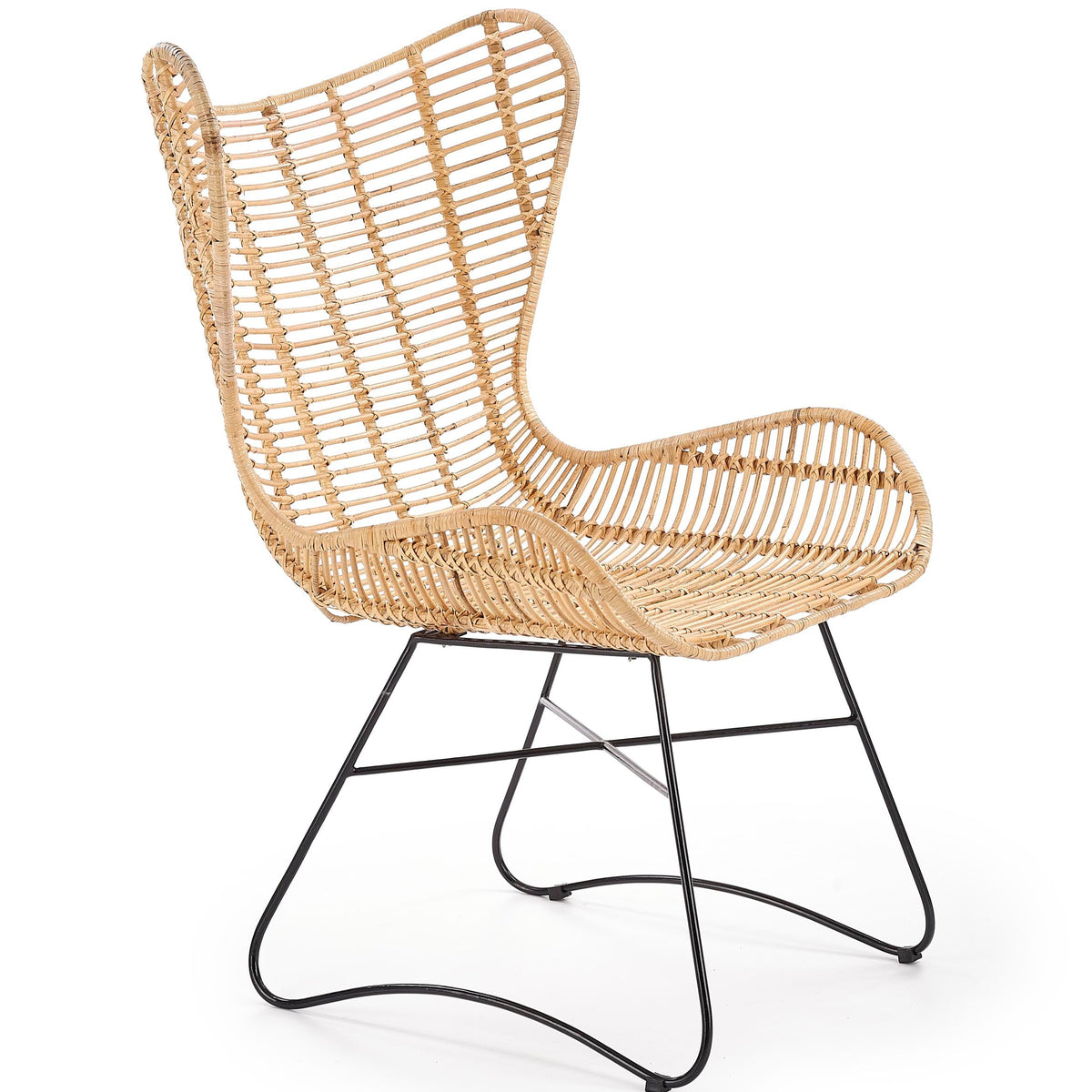 Sedia da esterno in rattan Isla 69x46 cm