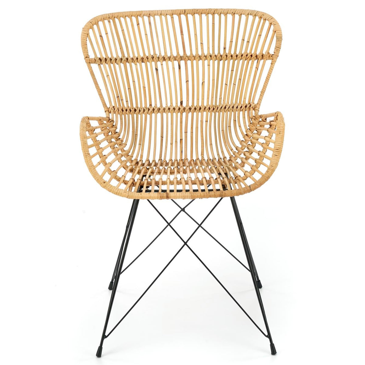 Sedia da esterno in rattan Lilia 61x45 cm