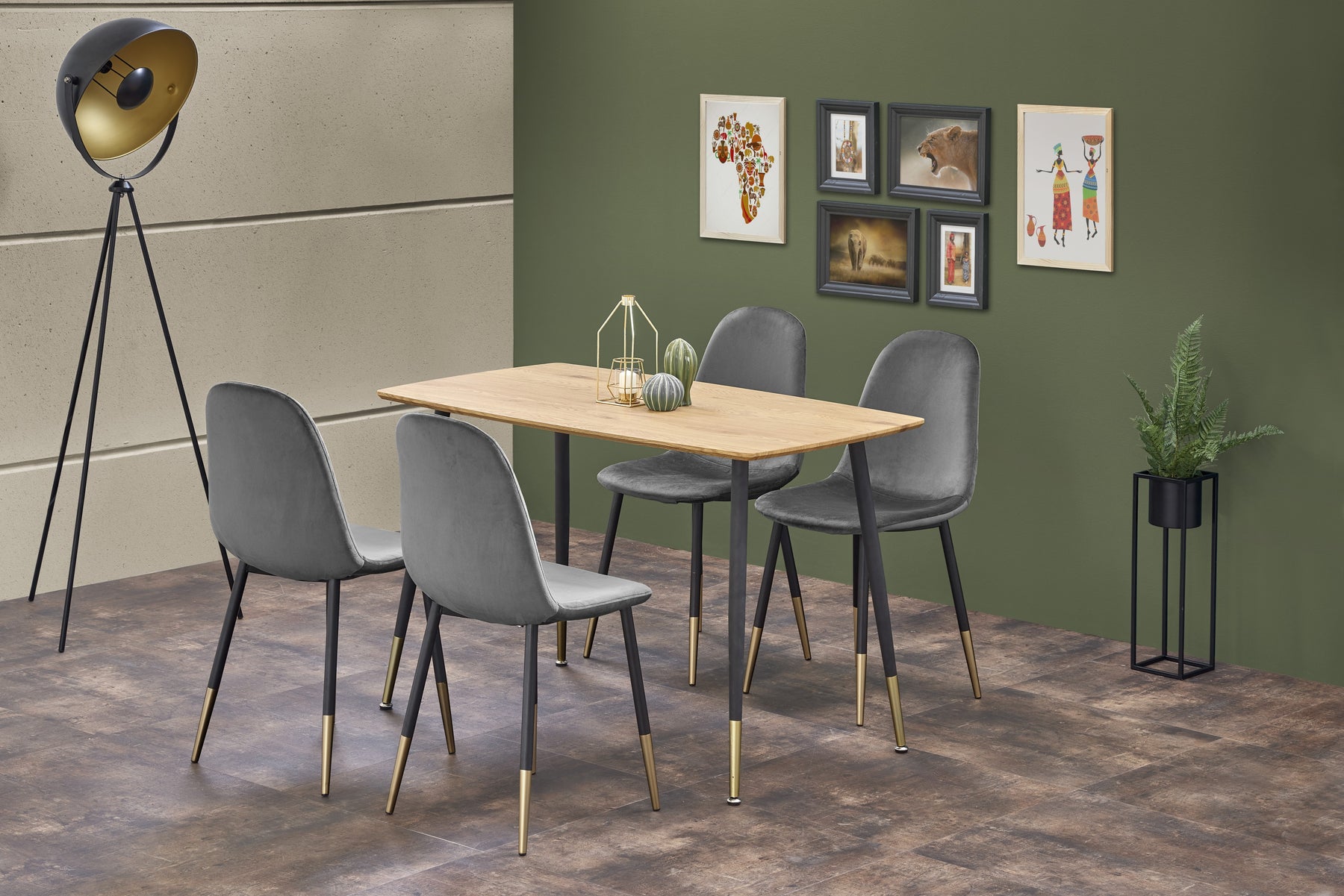Tavolo per 4/6 persone rovere Moros 120x70 cm
