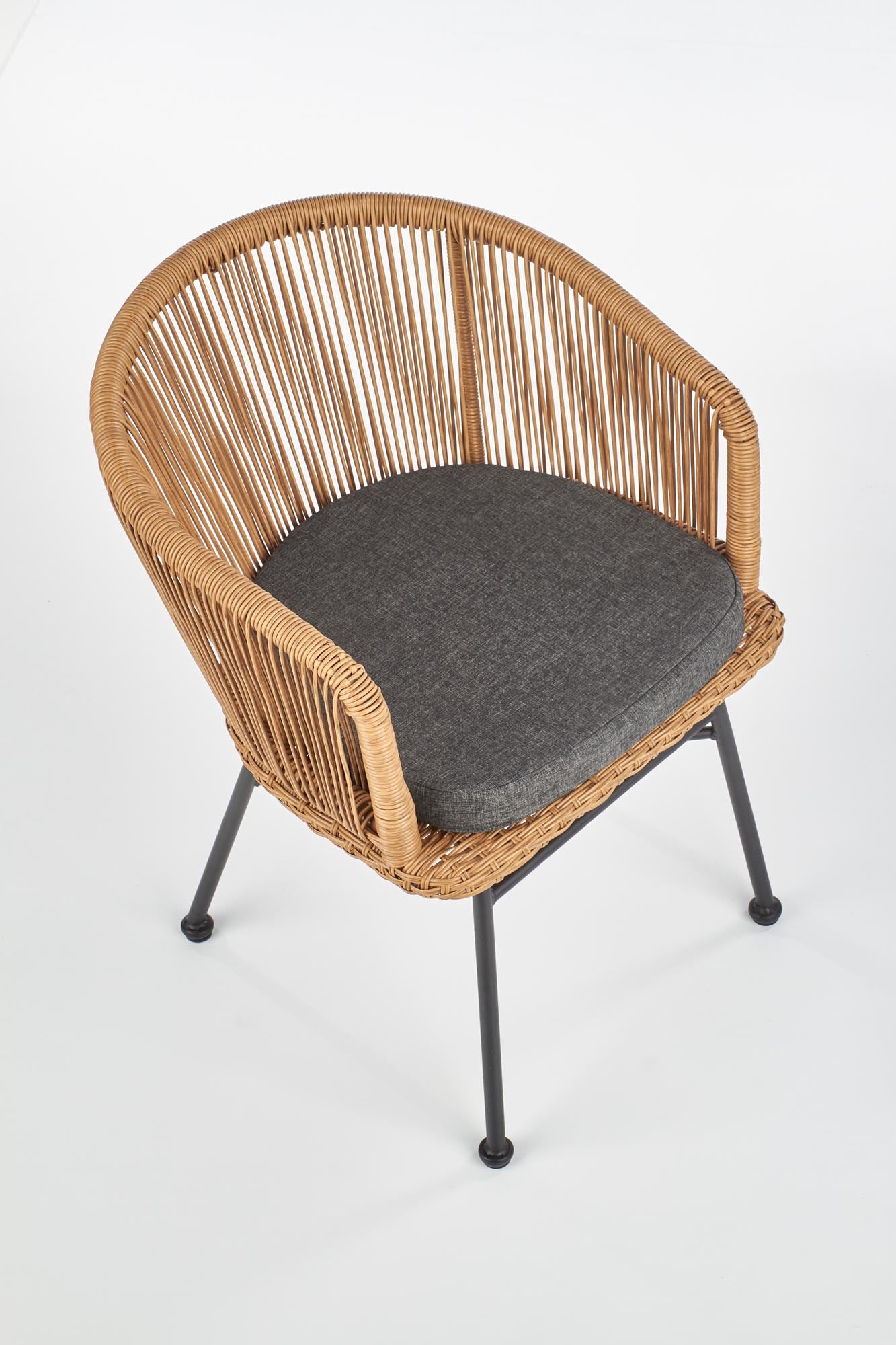 Set di 2 sedie da esterno in rattan sintetico Ria 55x43 cm