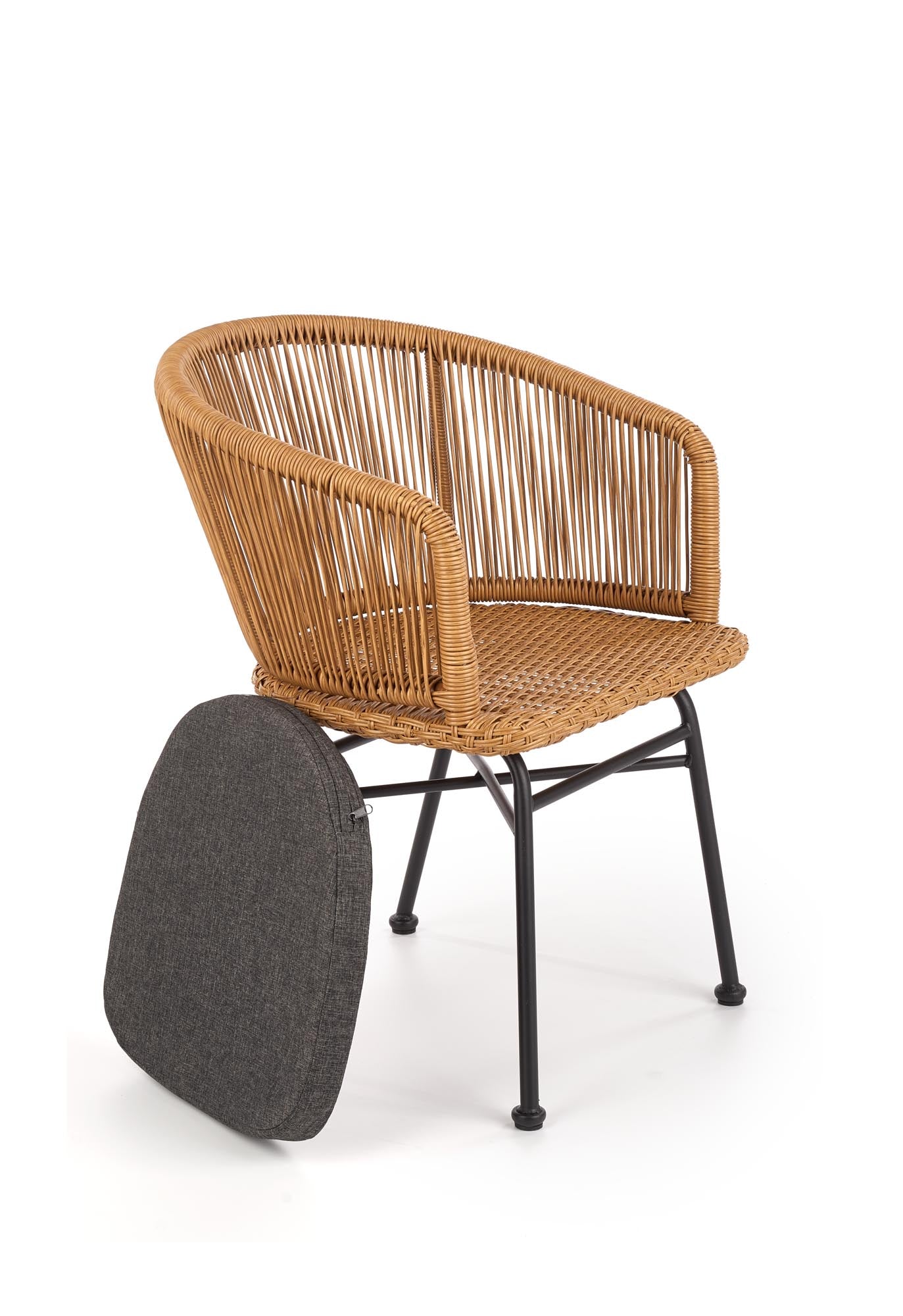 Set di 2 sedie da esterno in rattan sintetico Ria 55x43 cm