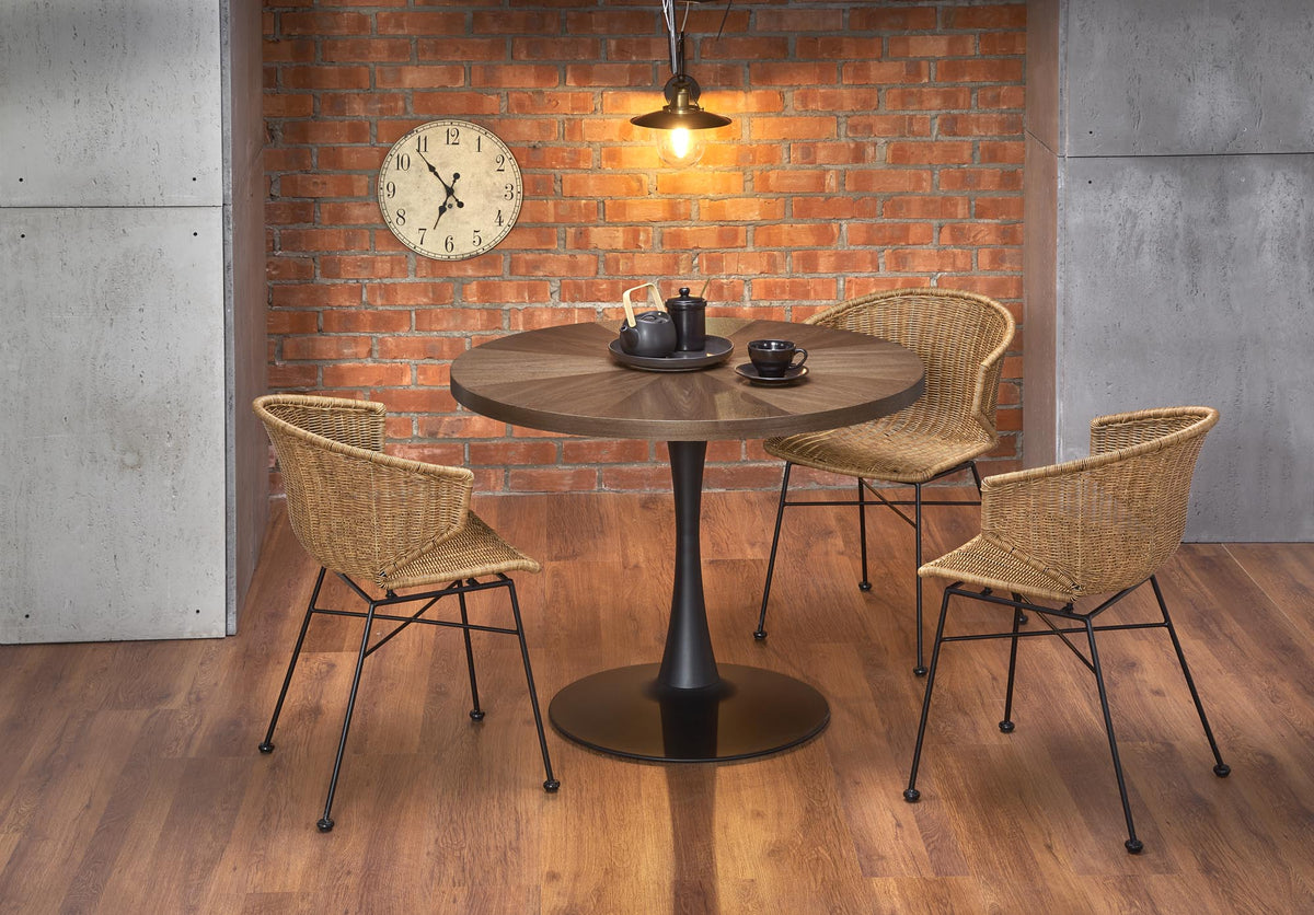 Tavolo rotondo per 4 persone rovere Orbis 100x75 cm