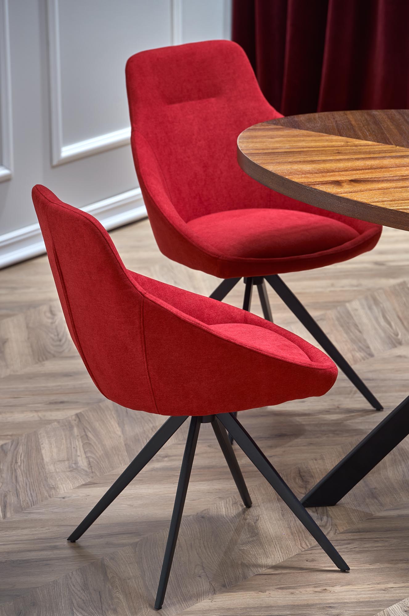 Tavolo rotondo per 4 persone rovere Zenith 170x76 cm