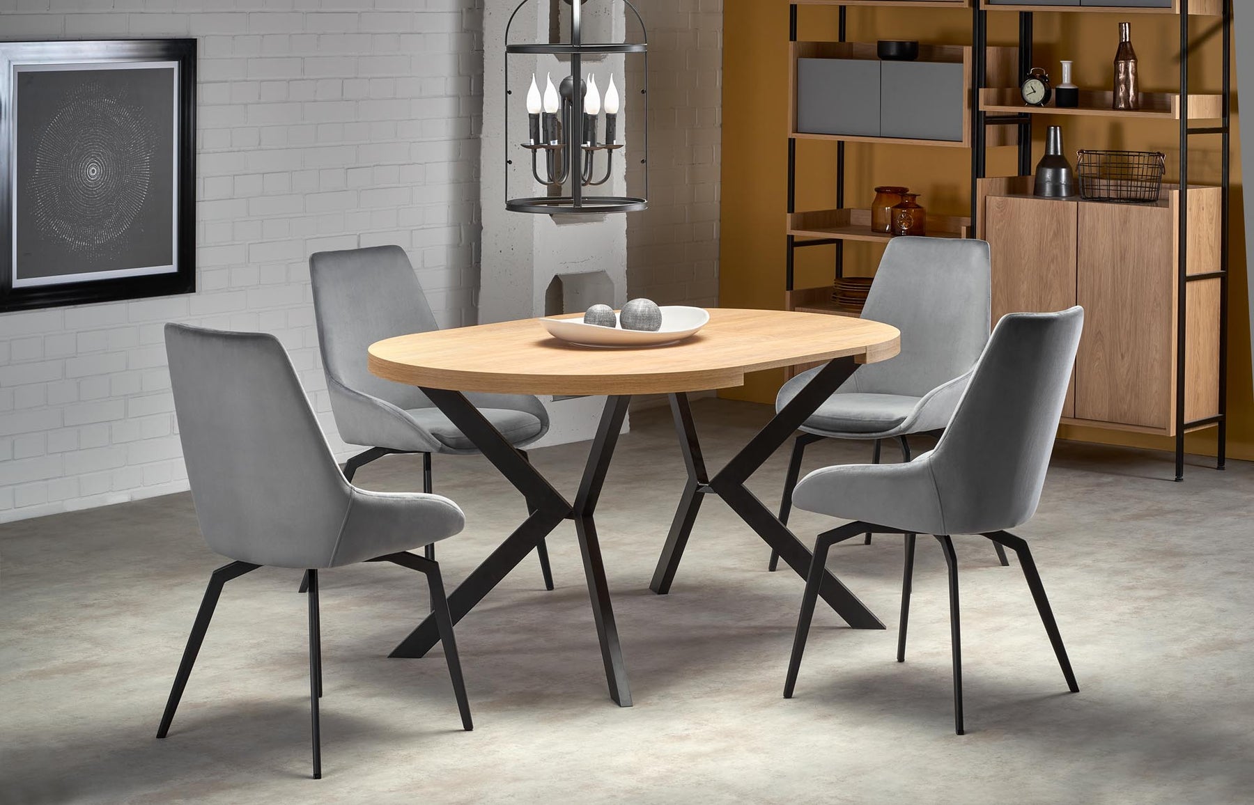 Tavolo allungabile per 6/8 persone Fenis 100/250x75 cm