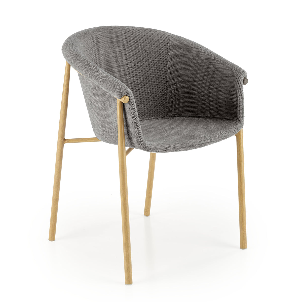 Sedia in acciaio Jade 59x46 cm