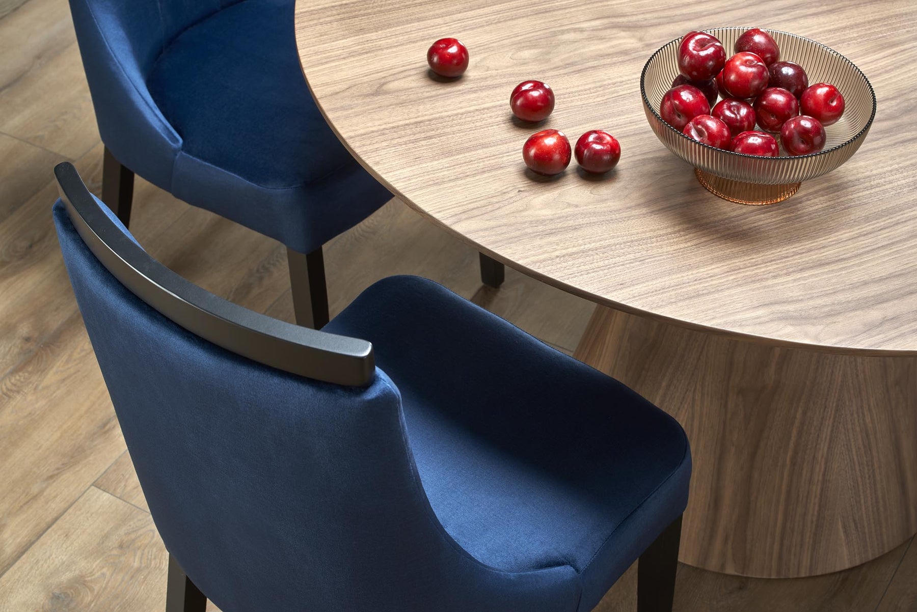 Tavolo rotondo per 4 persone rovere Topazio 136x78 cm