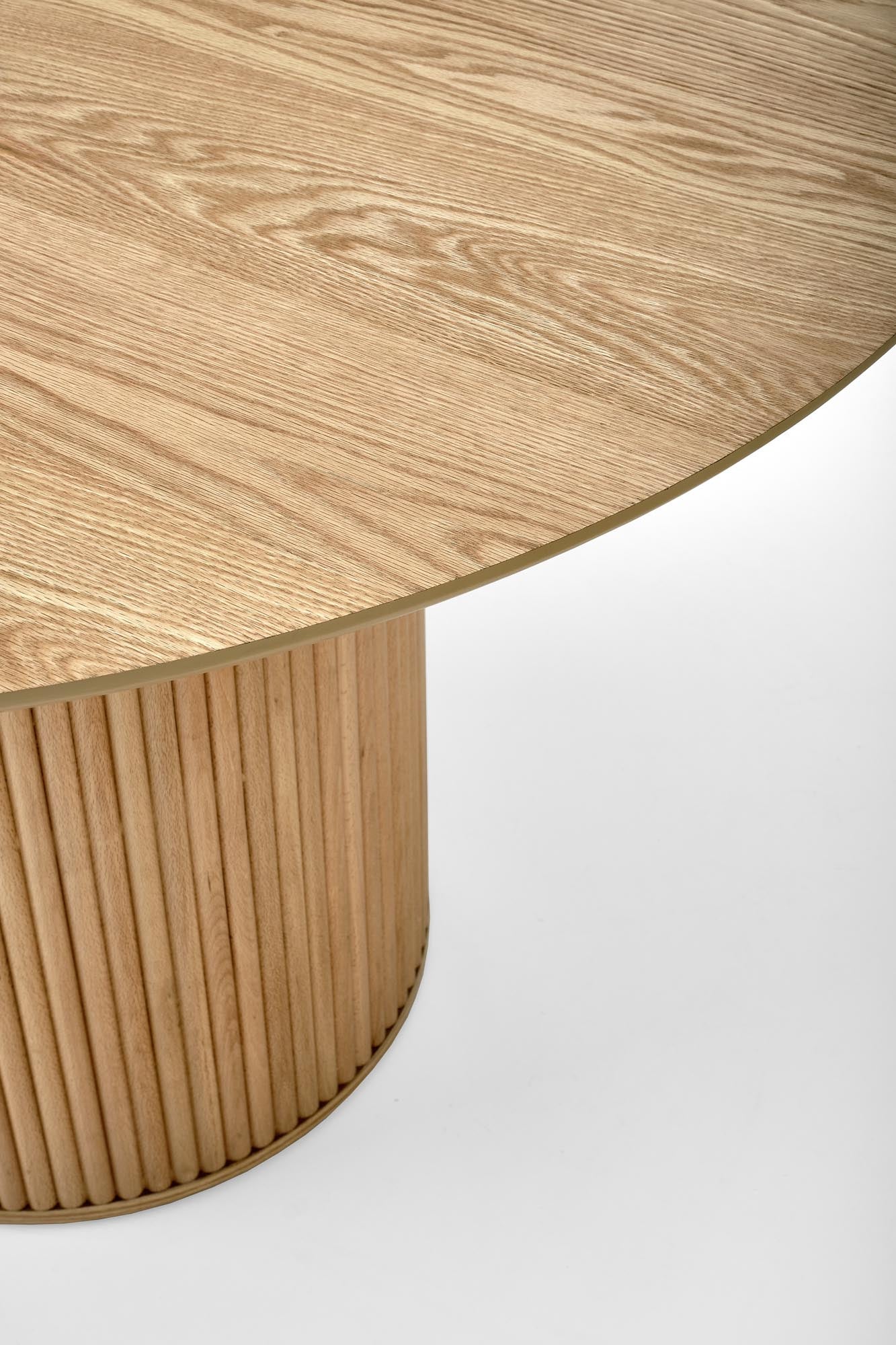 Tavolo rotondo per 4 persone rovere Erebus 120x78 cm