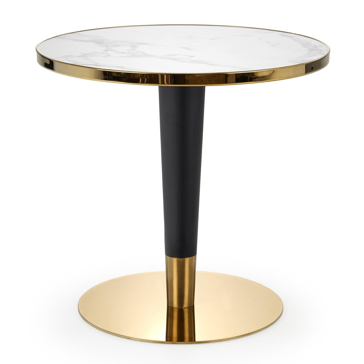 Tavolo rotondo per 4 persone rovere Tenebris 120x78 cm