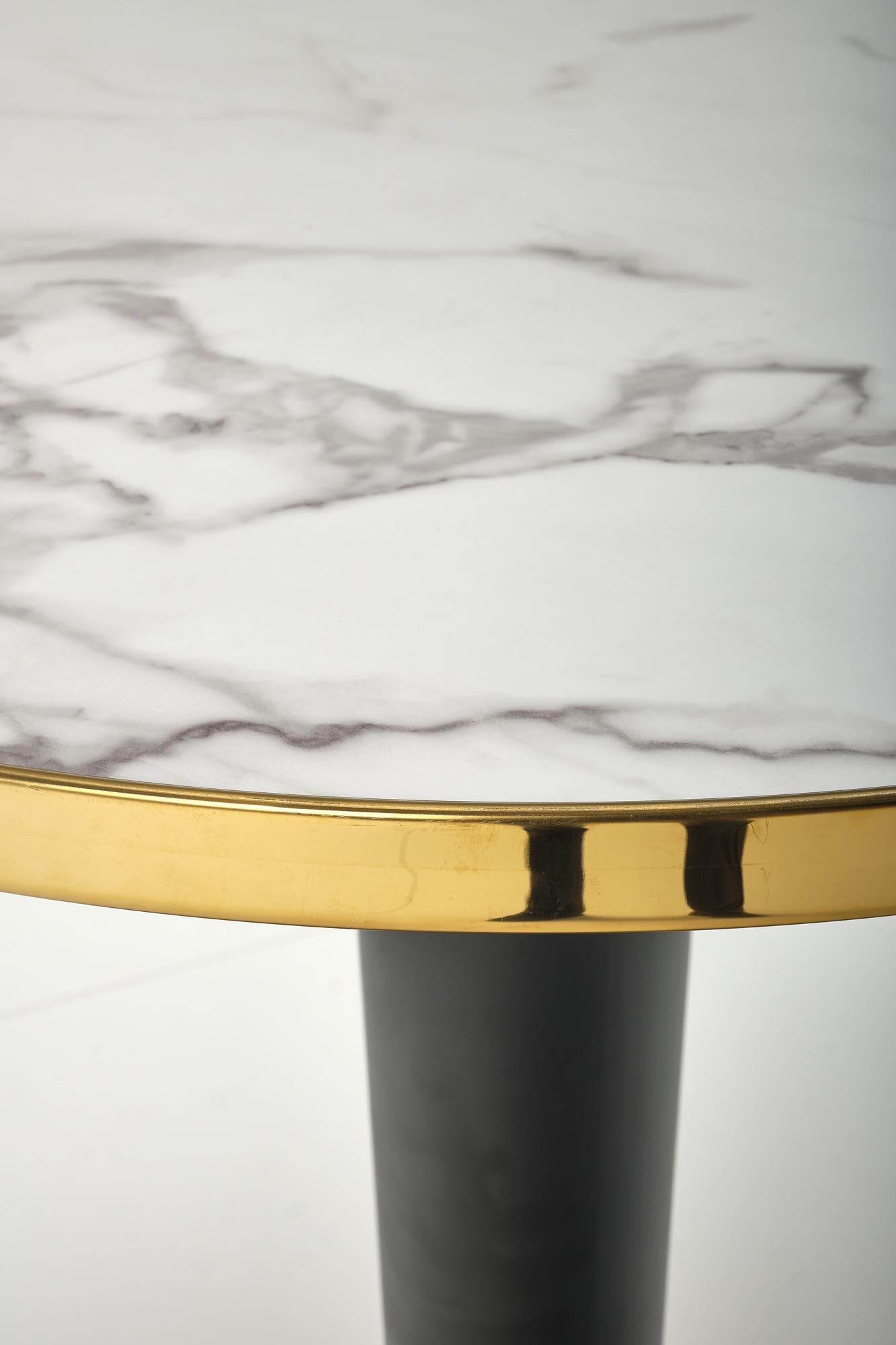 Tavolo rotondo per 4 persone rovere Tenebris 120x78 cm