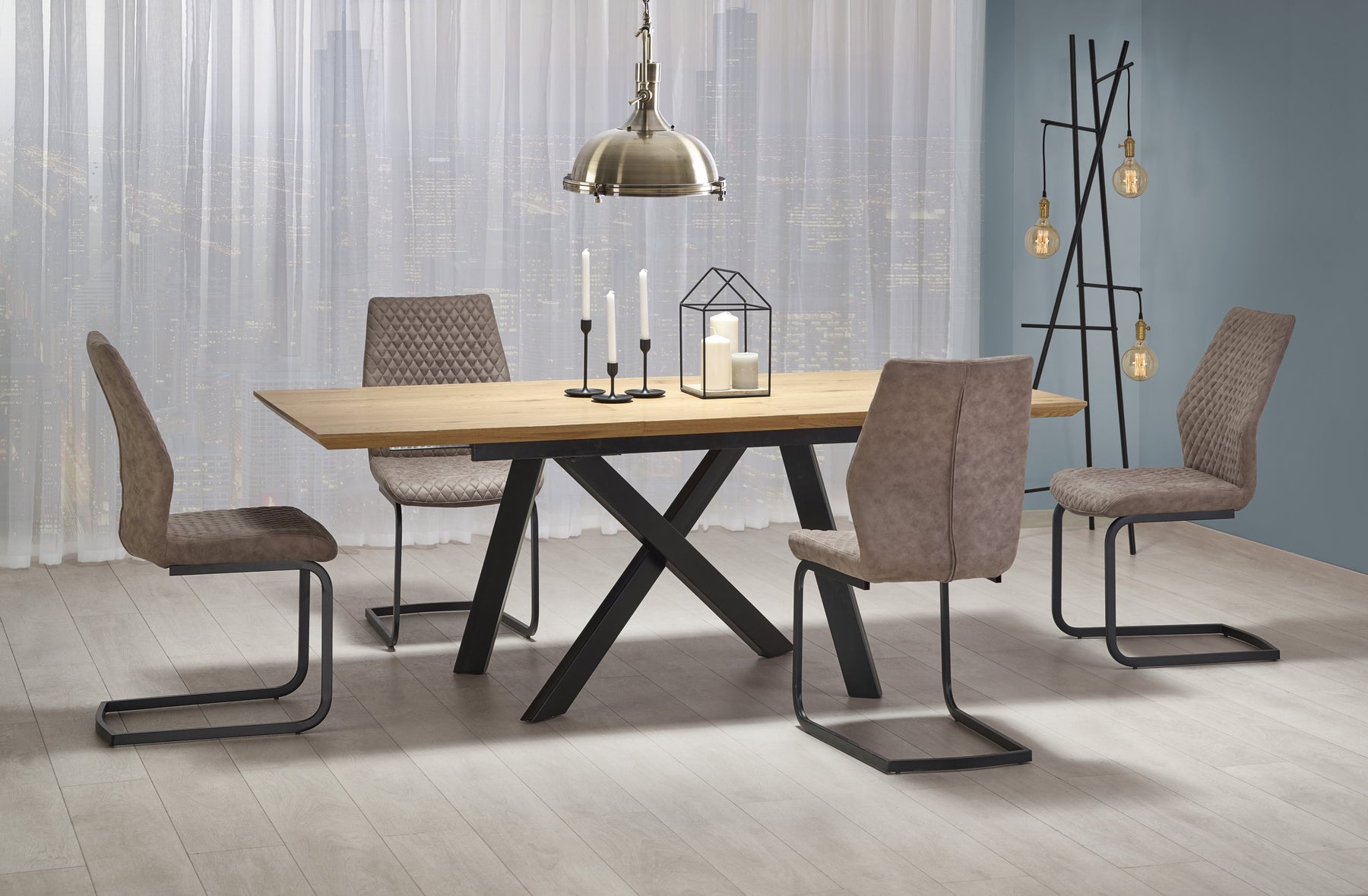 Tavolo allungabile per 6/8 persone rovere Zeus