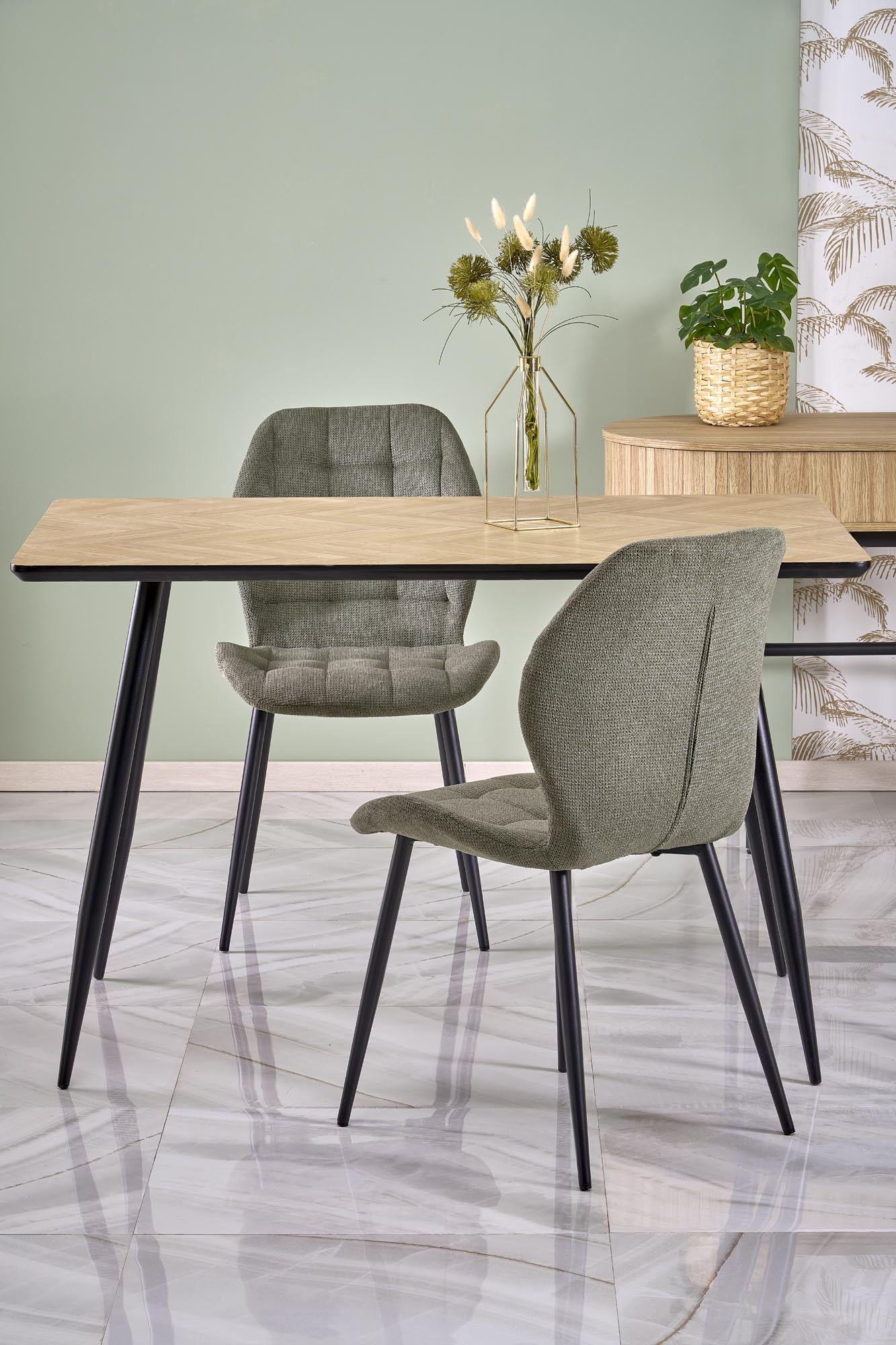 Tavolo per 4/6 persone rovere Berto 120x77 cm