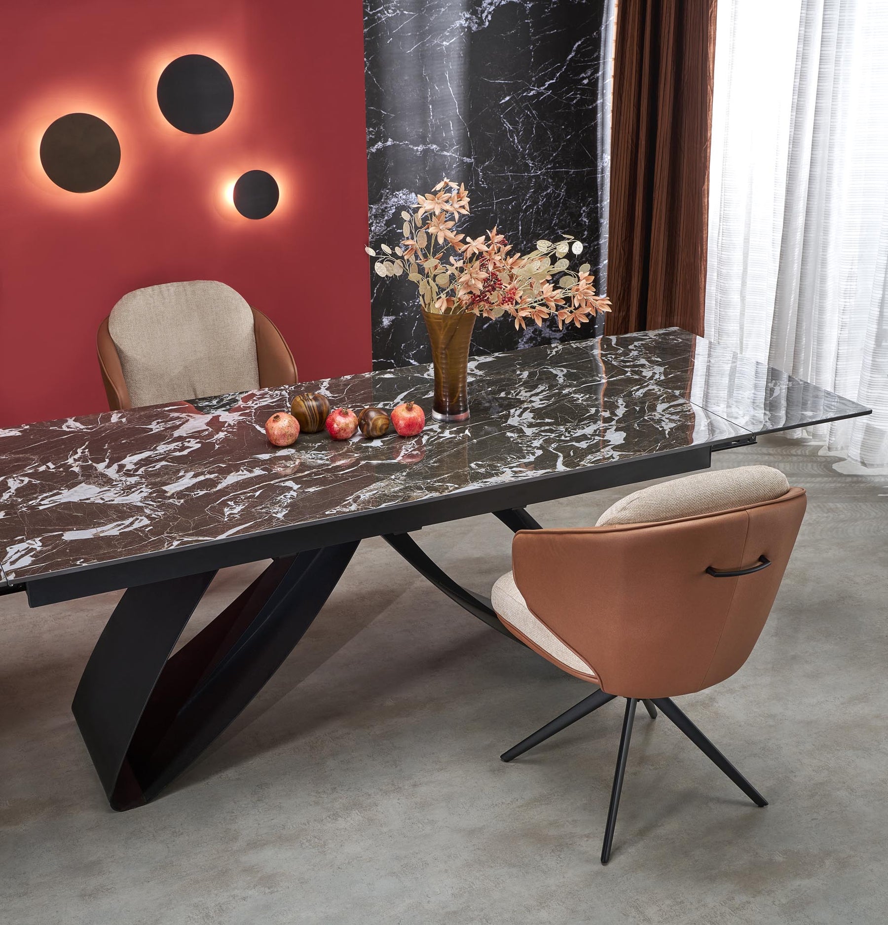 Tavolo allungabile per 6/8 persone Flux 180/260x75 cm