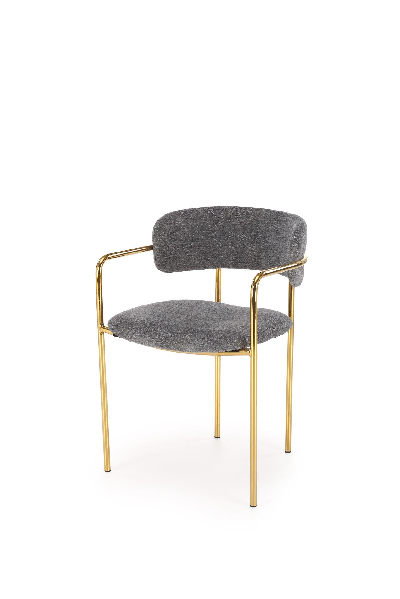Sedia in acciaio cromato Raya 54x76 cm