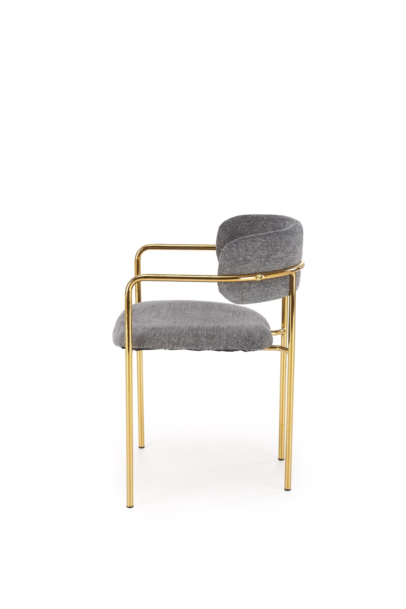 Sedia in acciaio cromato Raya 54x76 cm