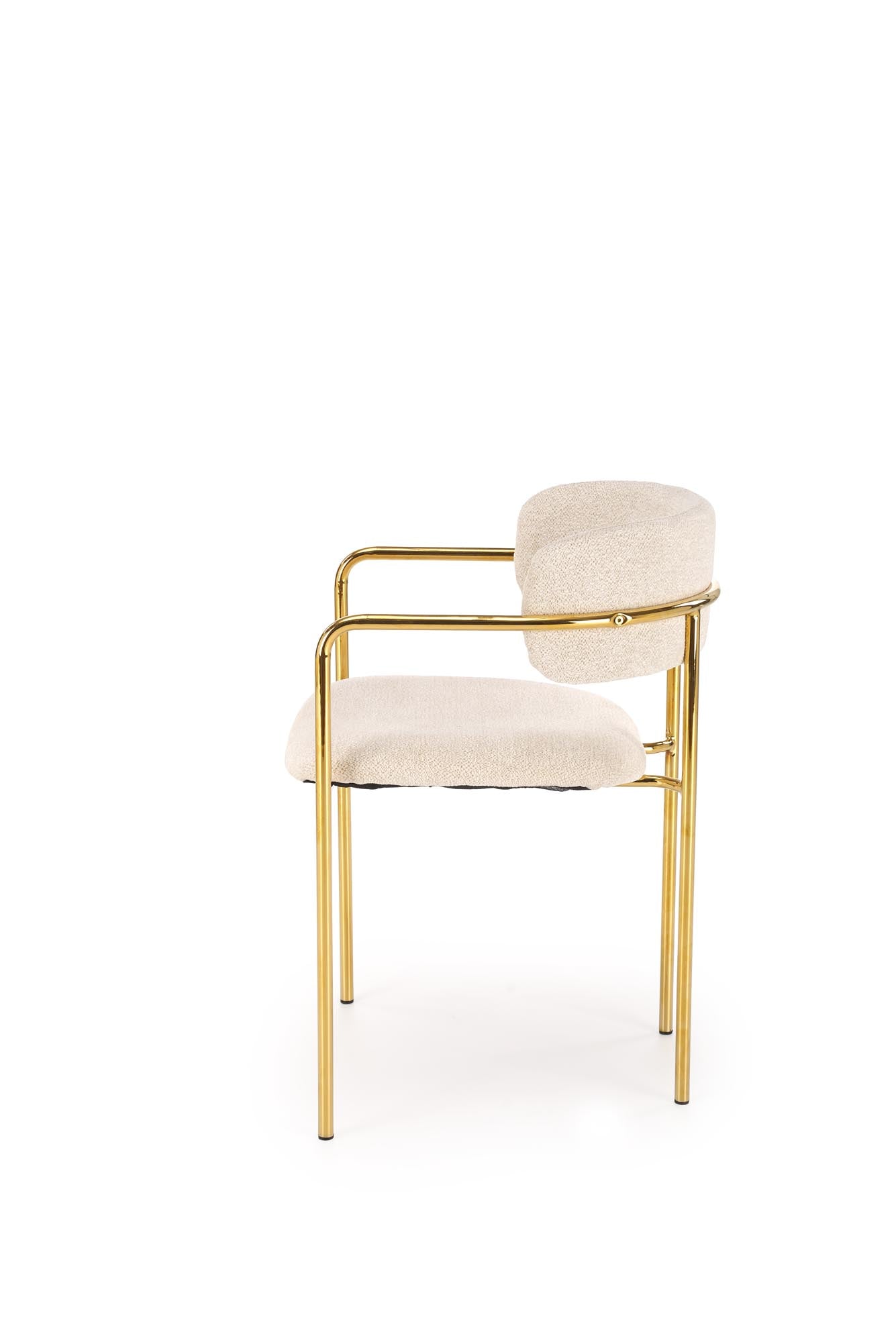 Sedia in acciaio cromato Raya 54x76 cm