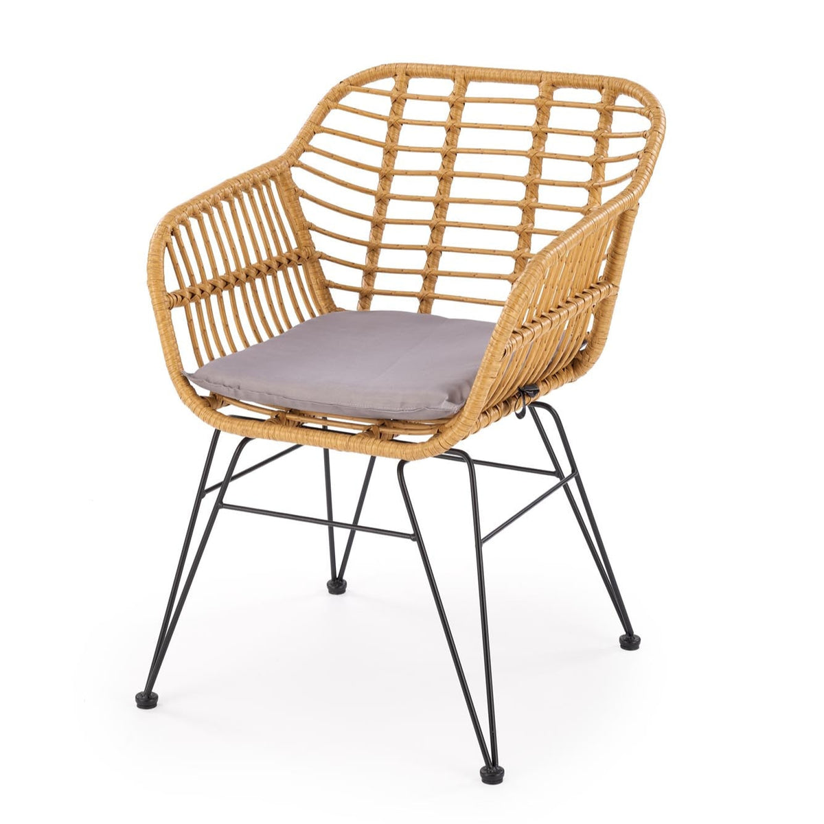 Sedia da esterno in rattan sintetico Ely 55x42 cm