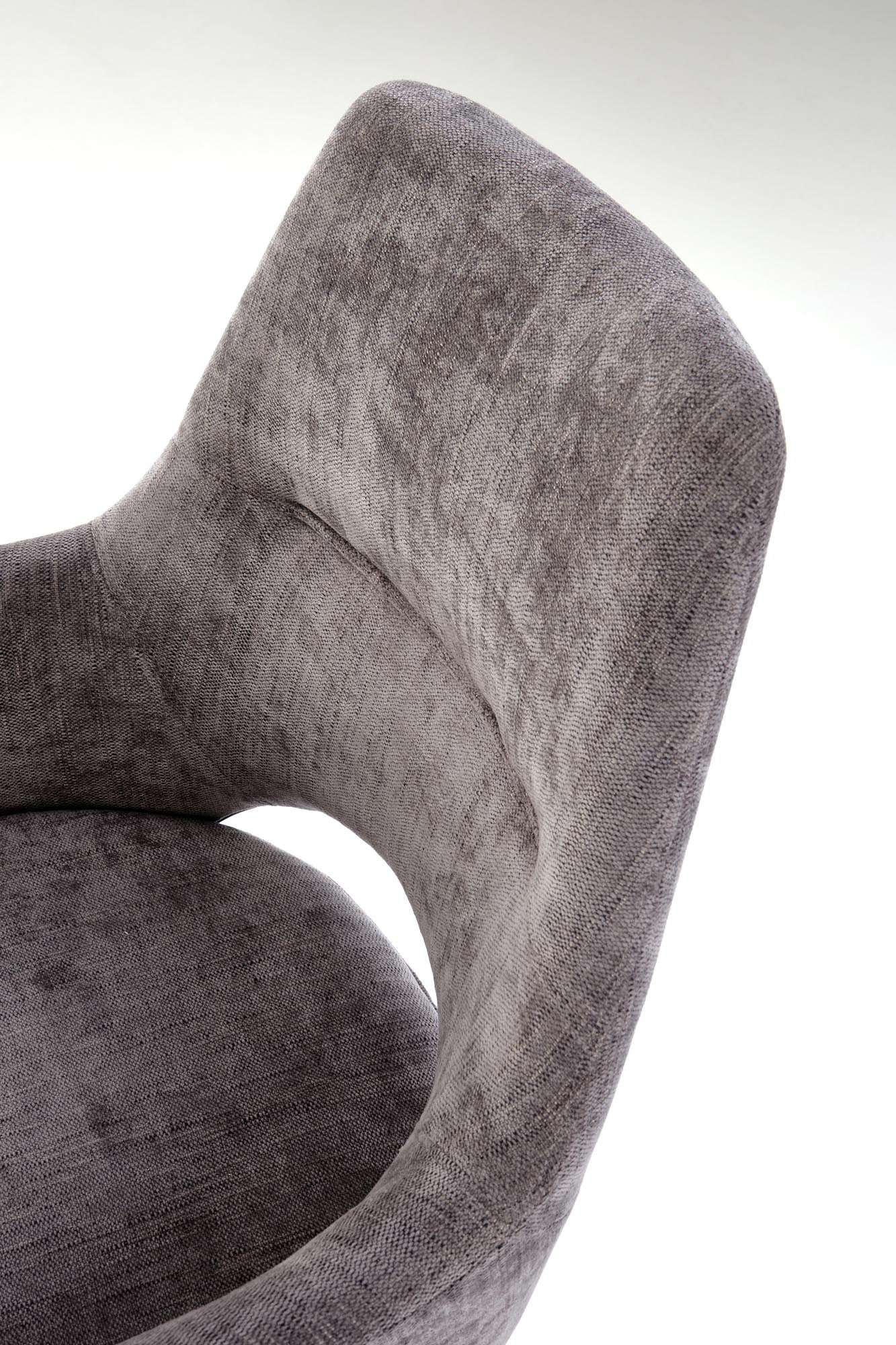 Sedia girevole in acciaio Ruby 58x88 cm