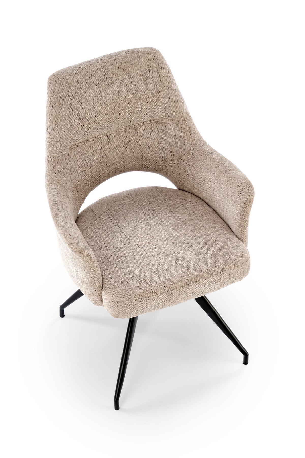 Sedia girevole in acciaio Ruby 58x88 cm