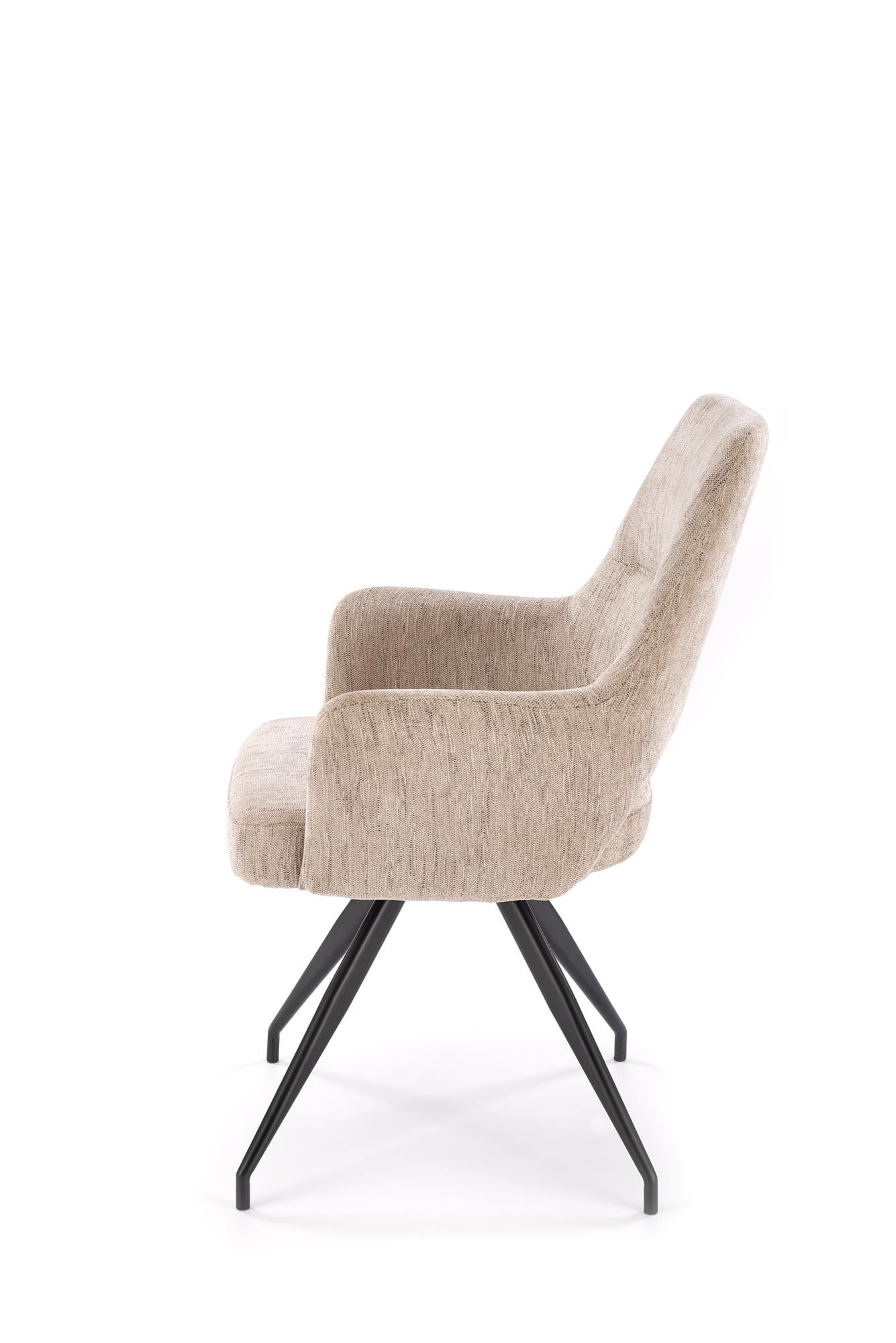Sedia girevole in acciaio Ruby 58x88 cm