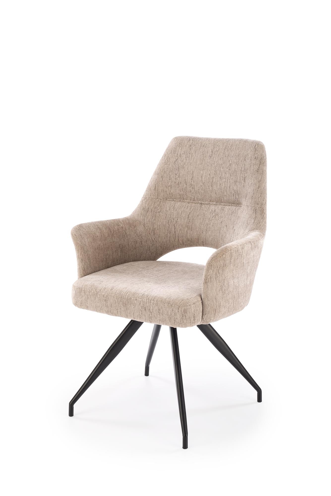 Sedia girevole in acciaio Ruby 58x88 cm