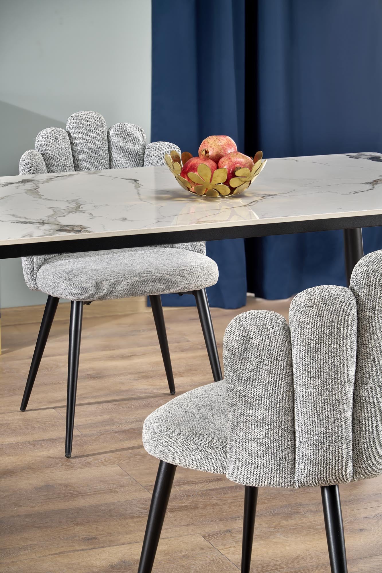 Tavolo rotondo per 4 persone marmo Fides 120x70 cm