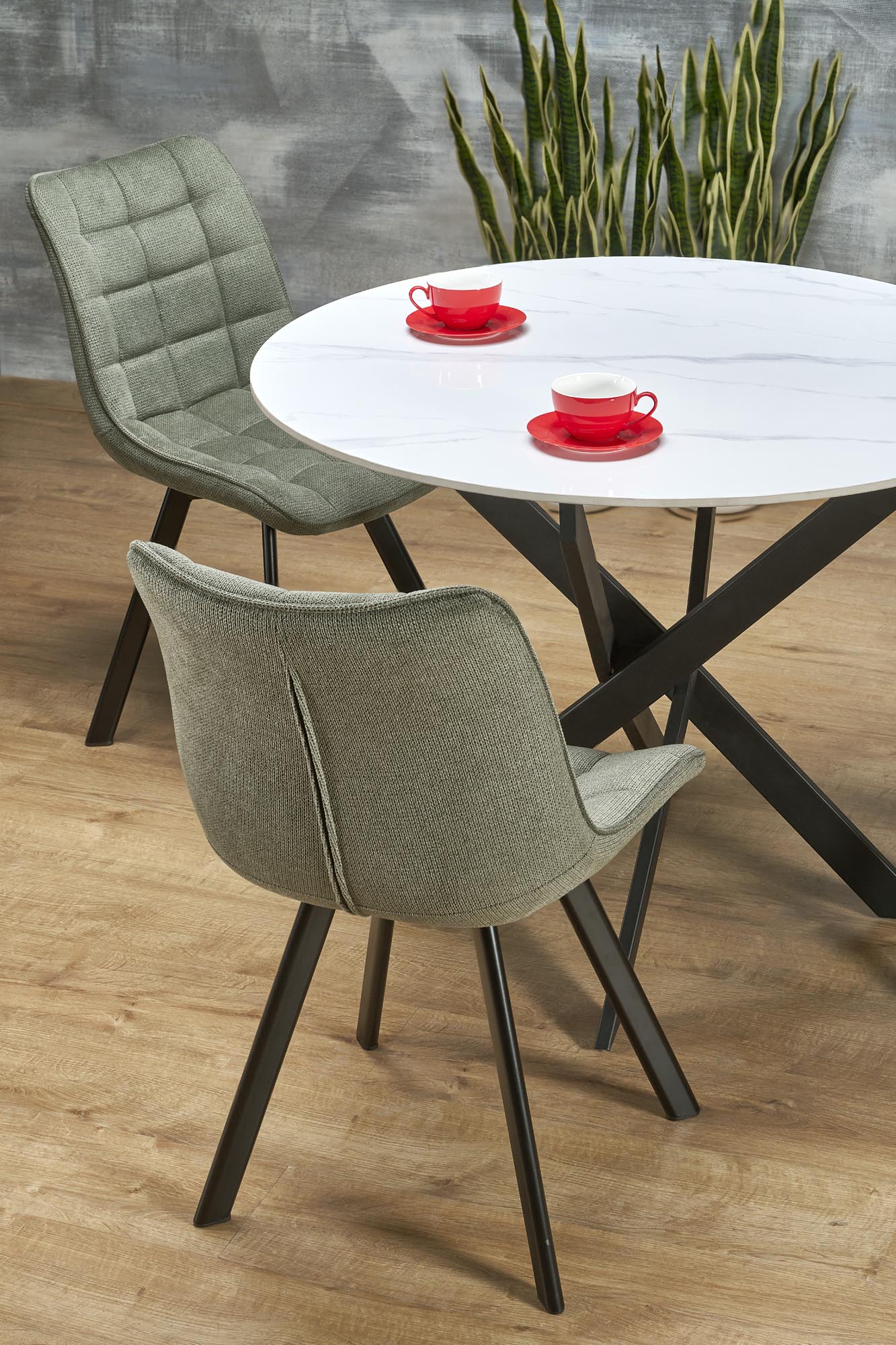 Tavolo rotondo per 4 persone rovere Everest 100x76 cm