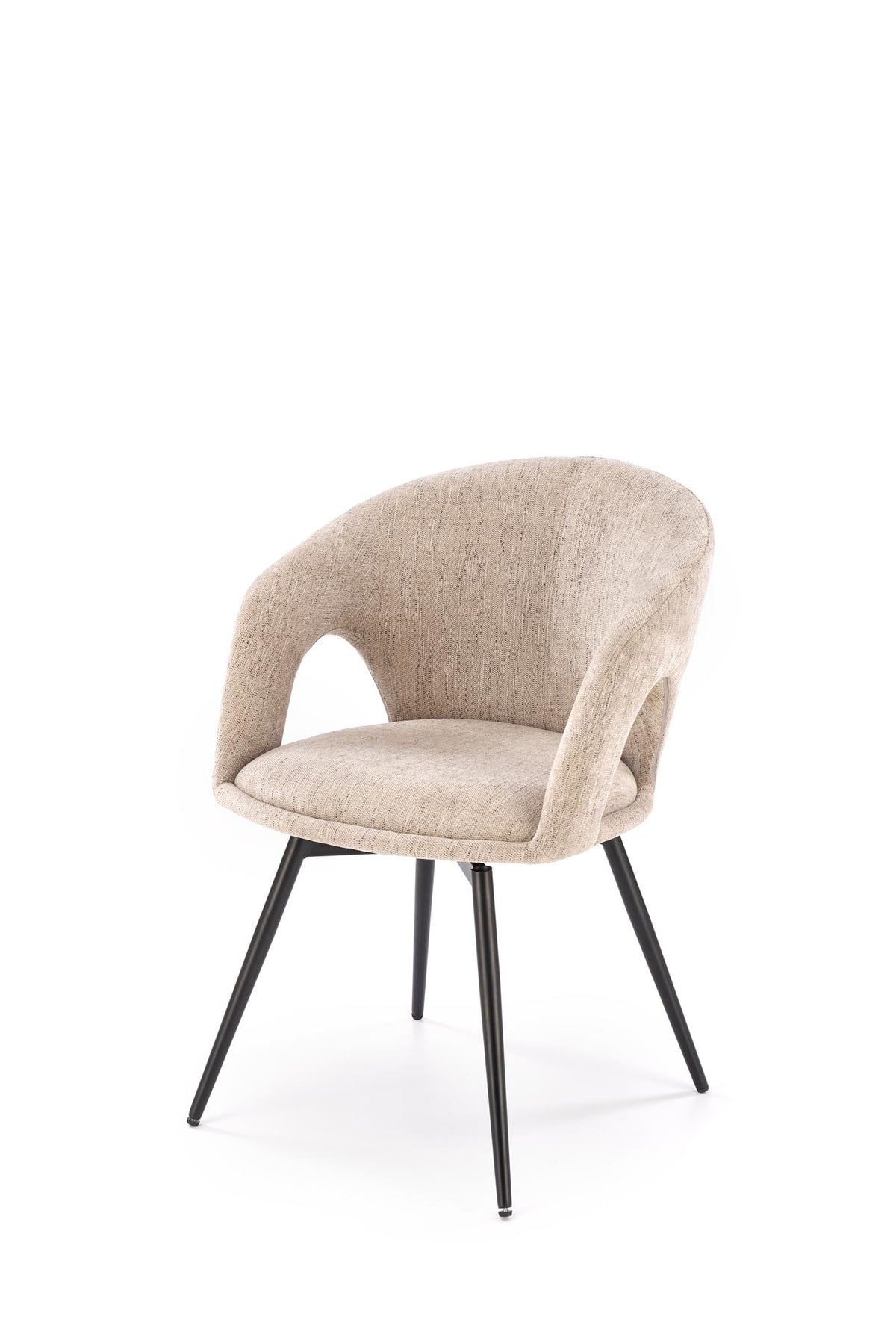 Sedia girevole in acciaio Mivy 57x78 cm