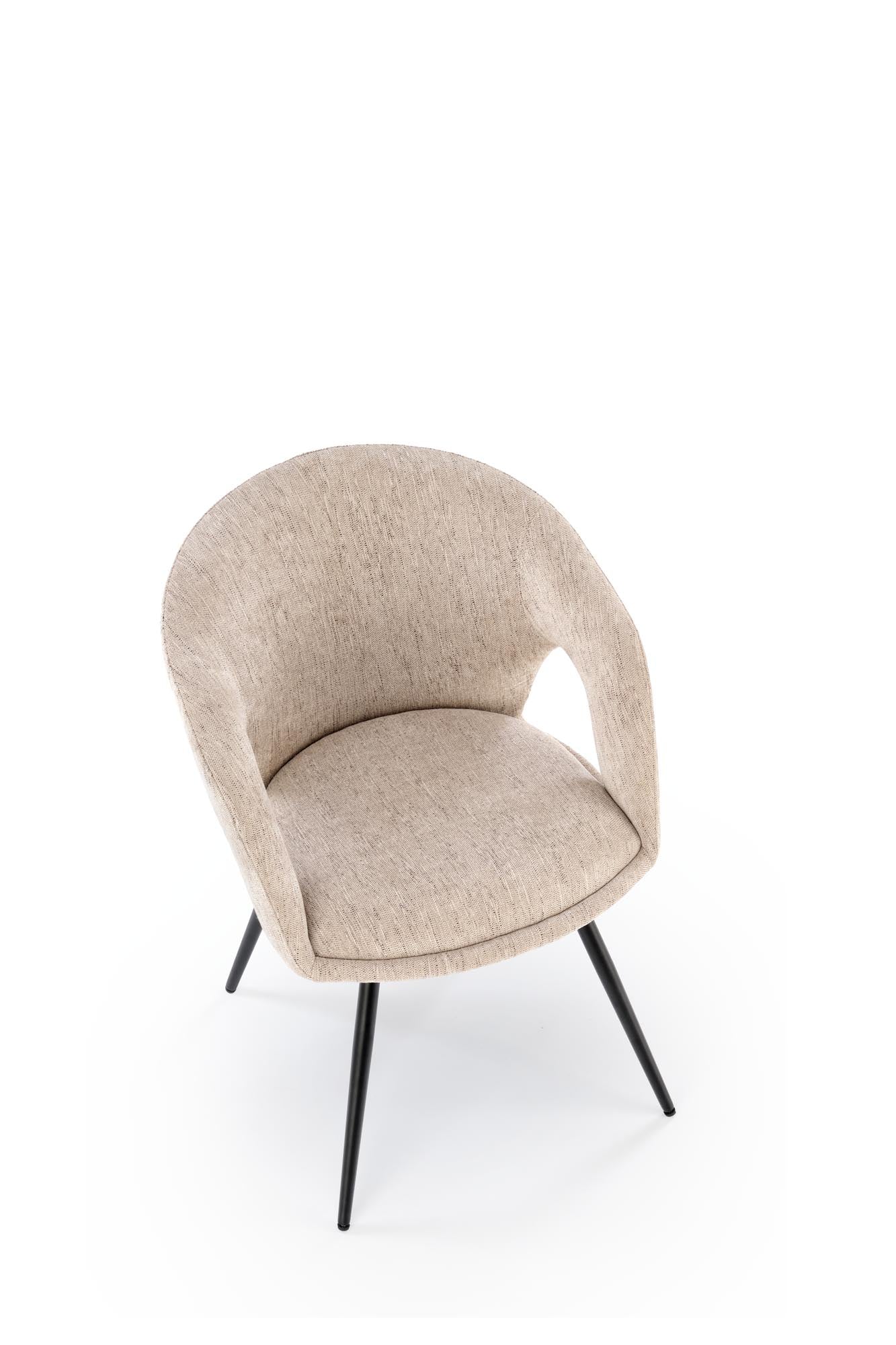 Sedia girevole in acciaio Mivy 57x78 cm