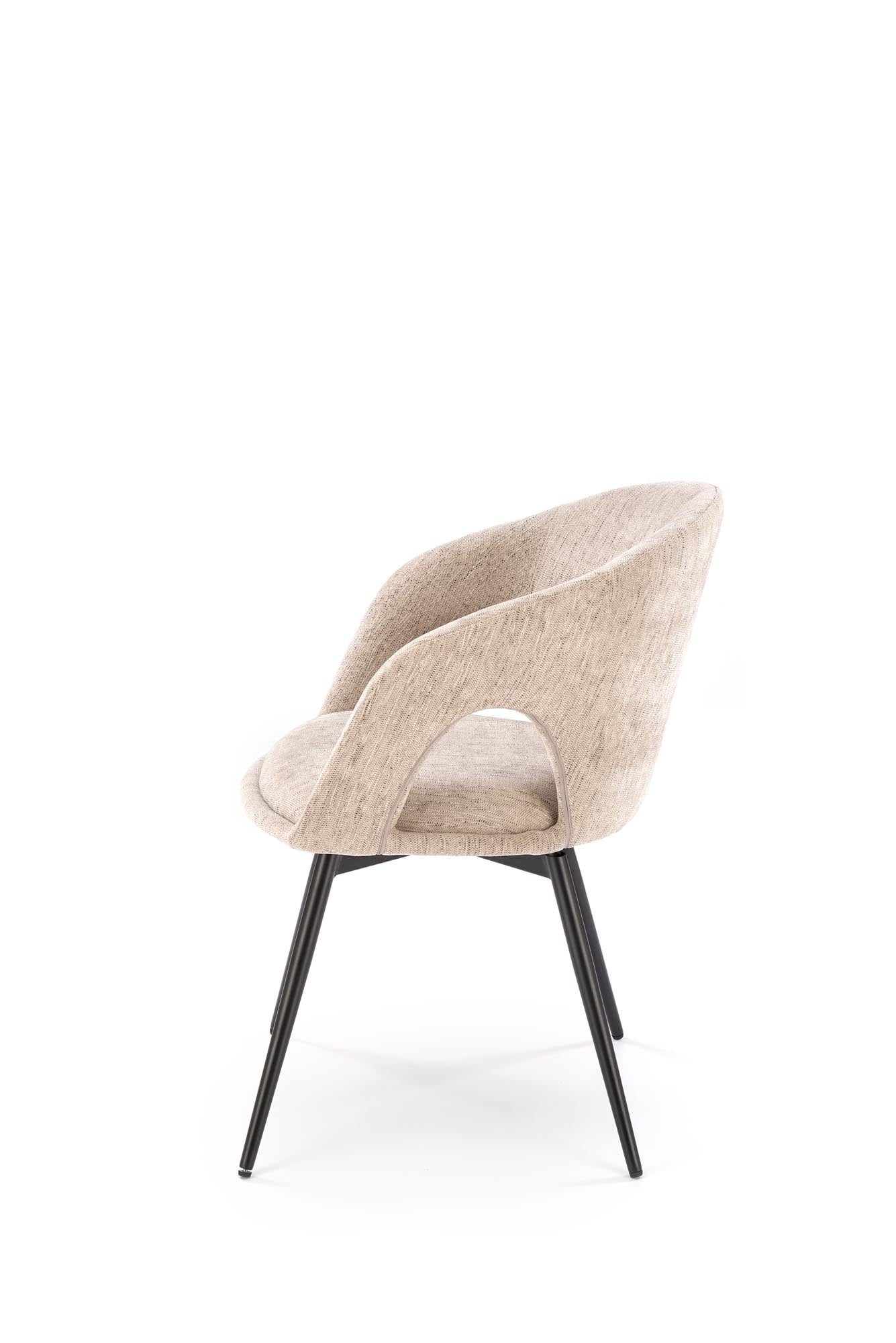 Sedia girevole in acciaio Mivy 57x78 cm