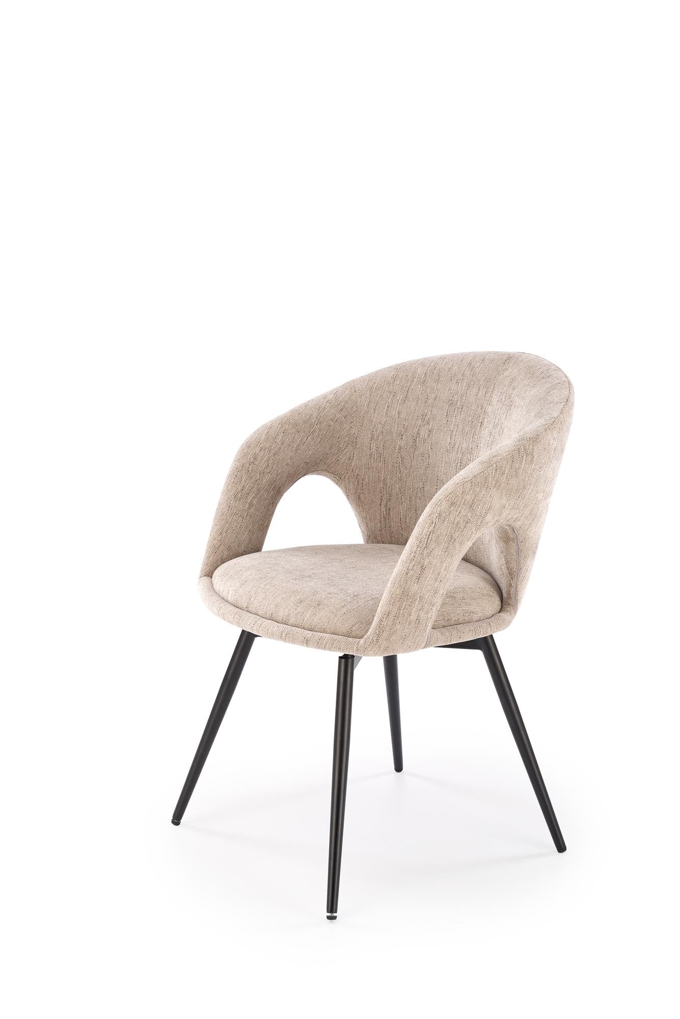 Sedia girevole in acciaio Mivy 57x78 cm