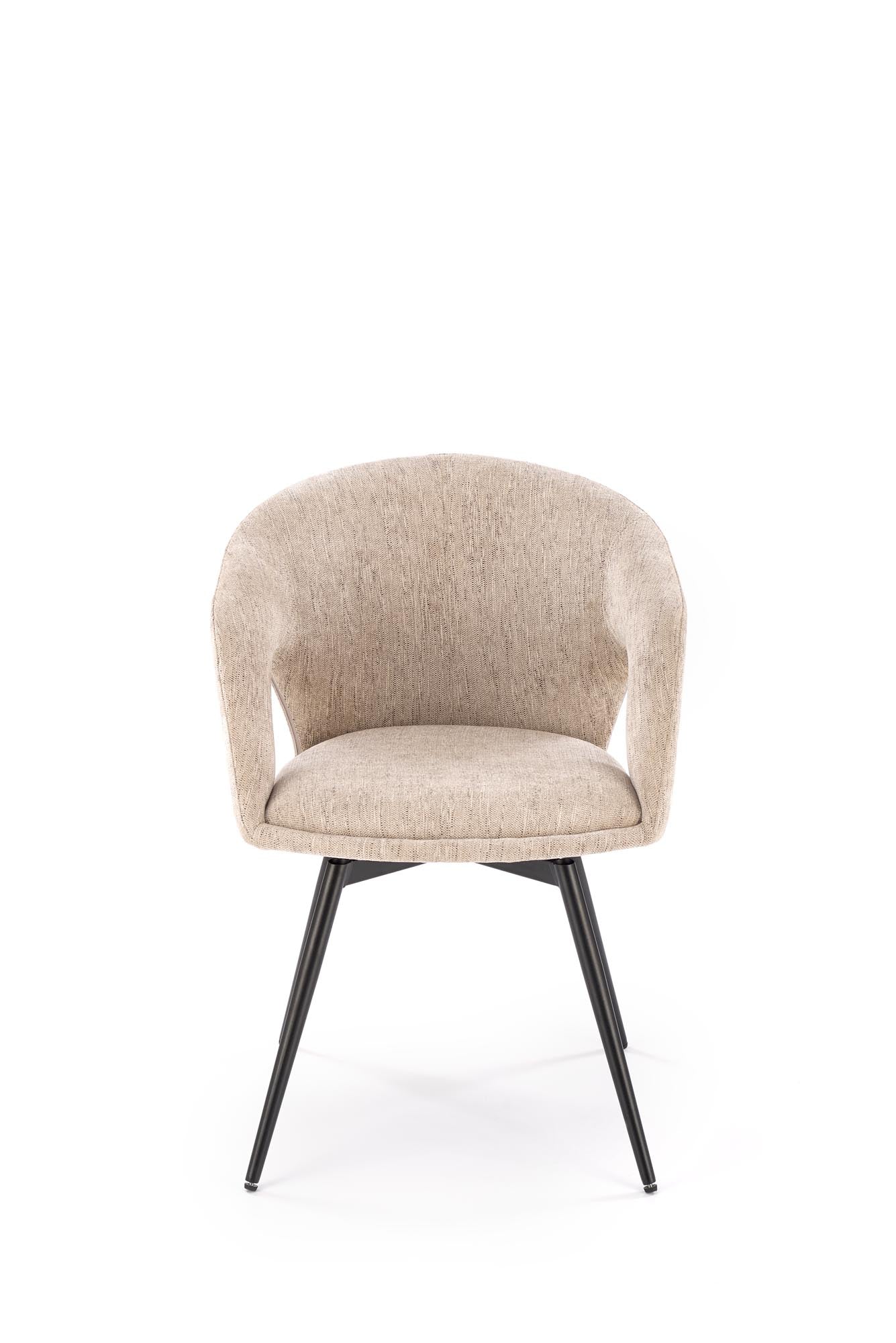 Sedia girevole in acciaio Mivy 57x78 cm