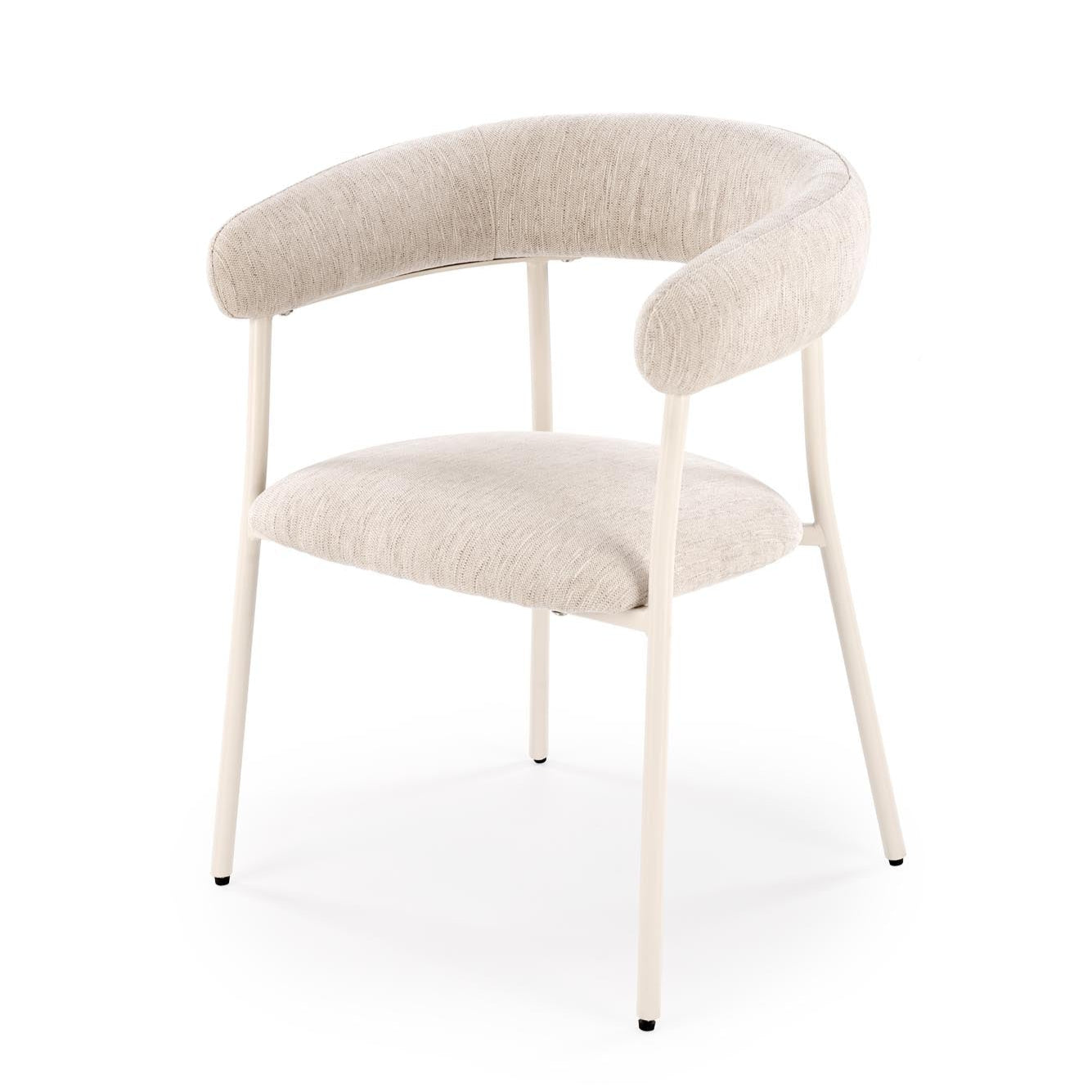 Set di 2 sedie in acciaio Doris 60x75 cm