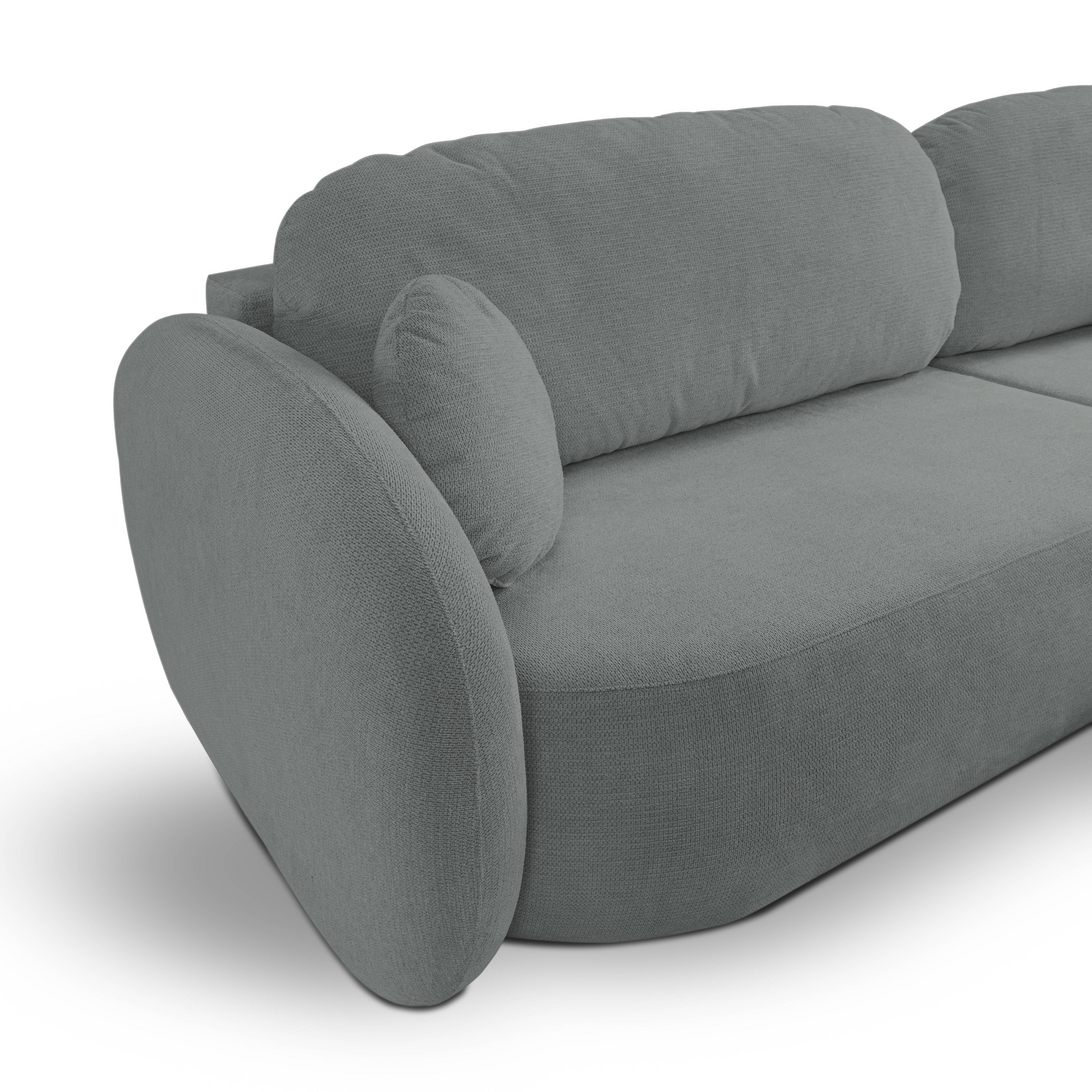 Divano letto angolare in tessuto cinigliato Madrid 248x174 cm