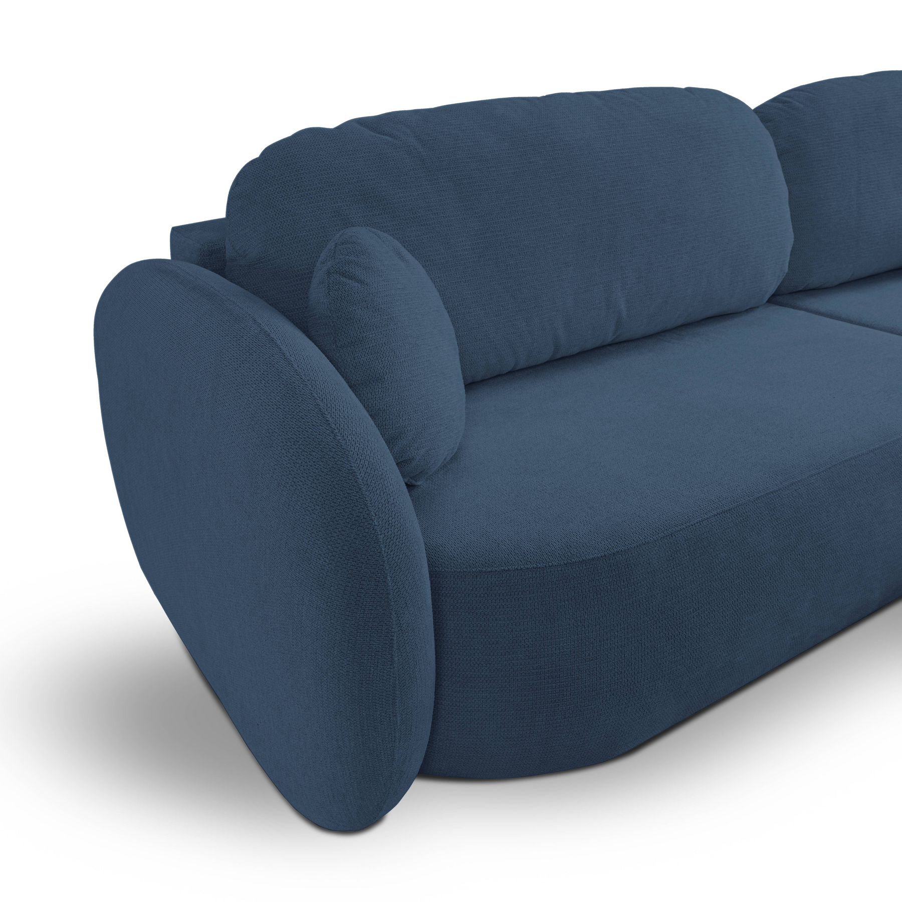 Divano letto angolare in tessuto cinigliato Madrid 248x174 cm
