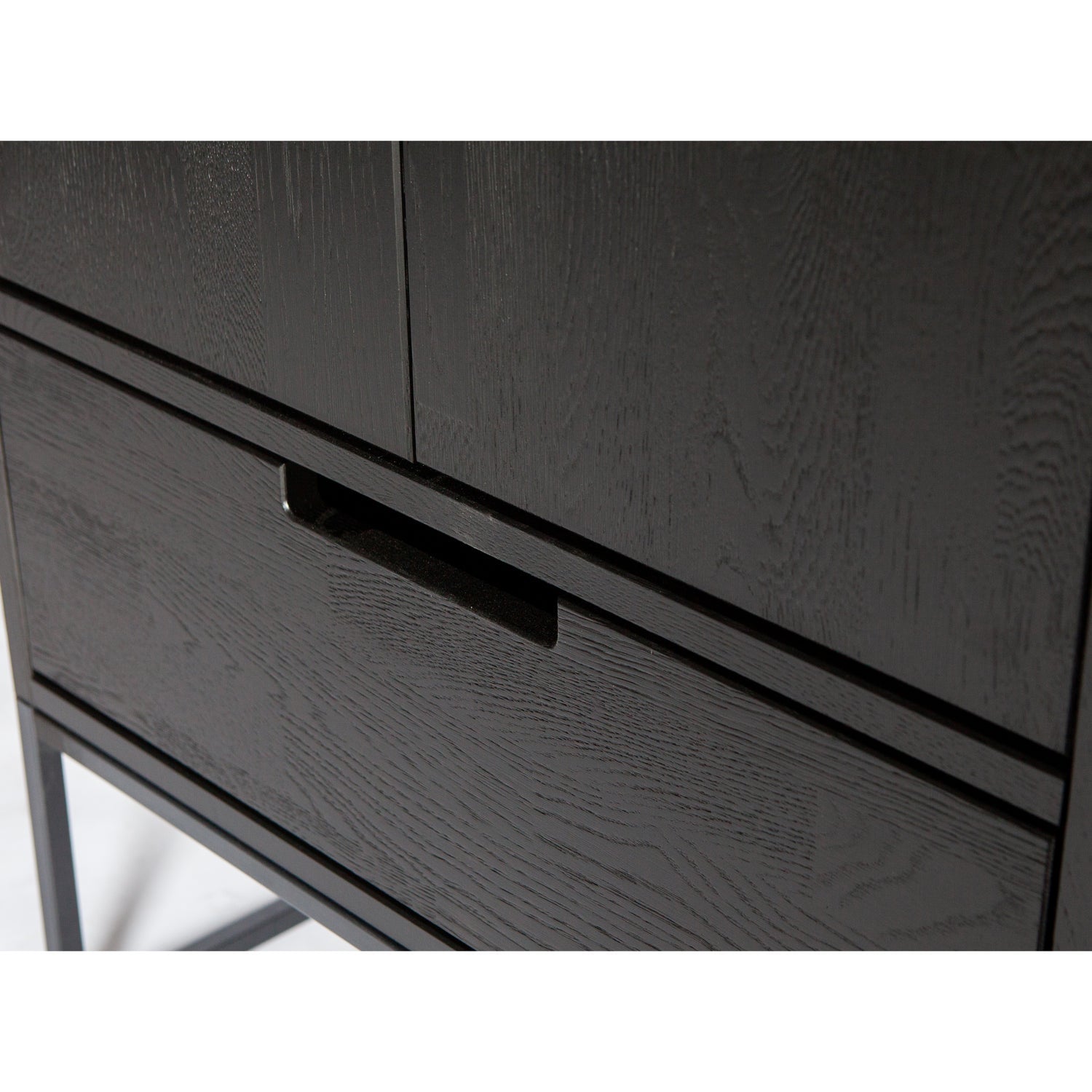 Credenza 2 ante 1 cassetto in polvere di pino Silas 210x60 cm