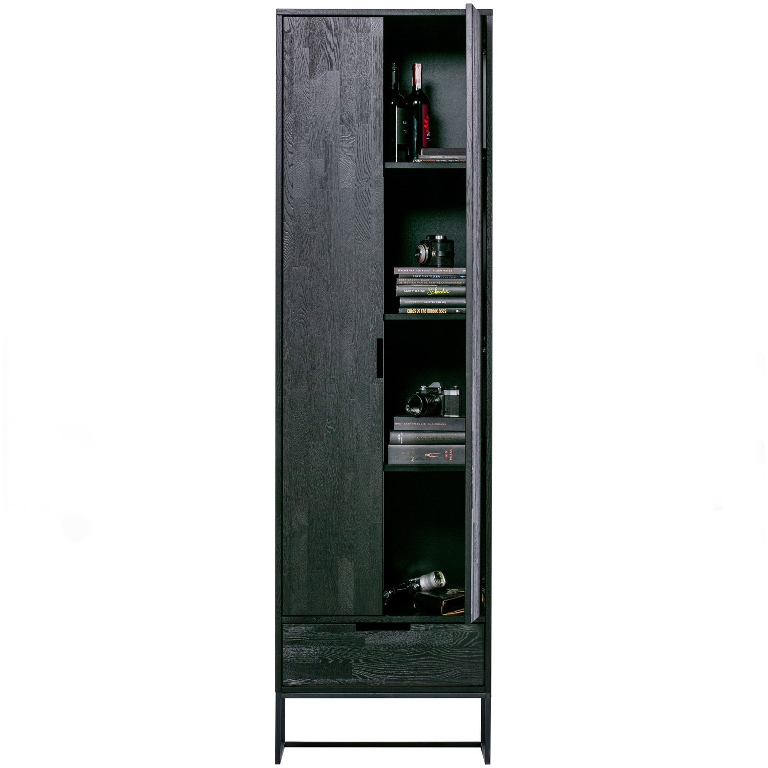 Credenza 2 ante 1 cassetto in polvere di pino Silas 210x60 cm