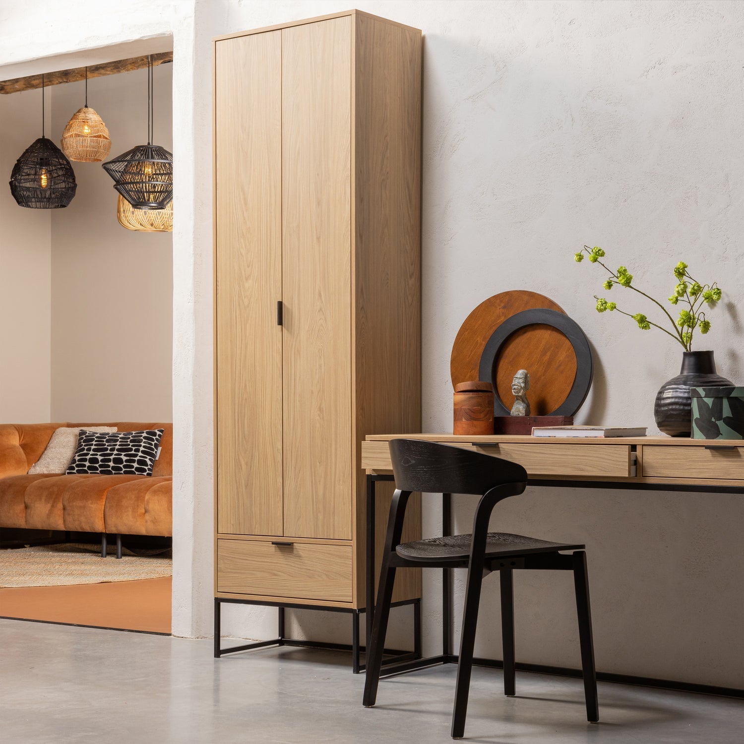 Set di 2 sedie in frassino Cras 52x75 cm