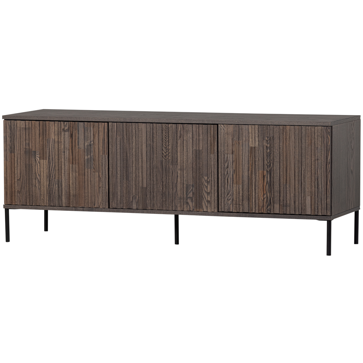 Mobile TV 3 ante in legno di frassino Gravure 56x150 cm